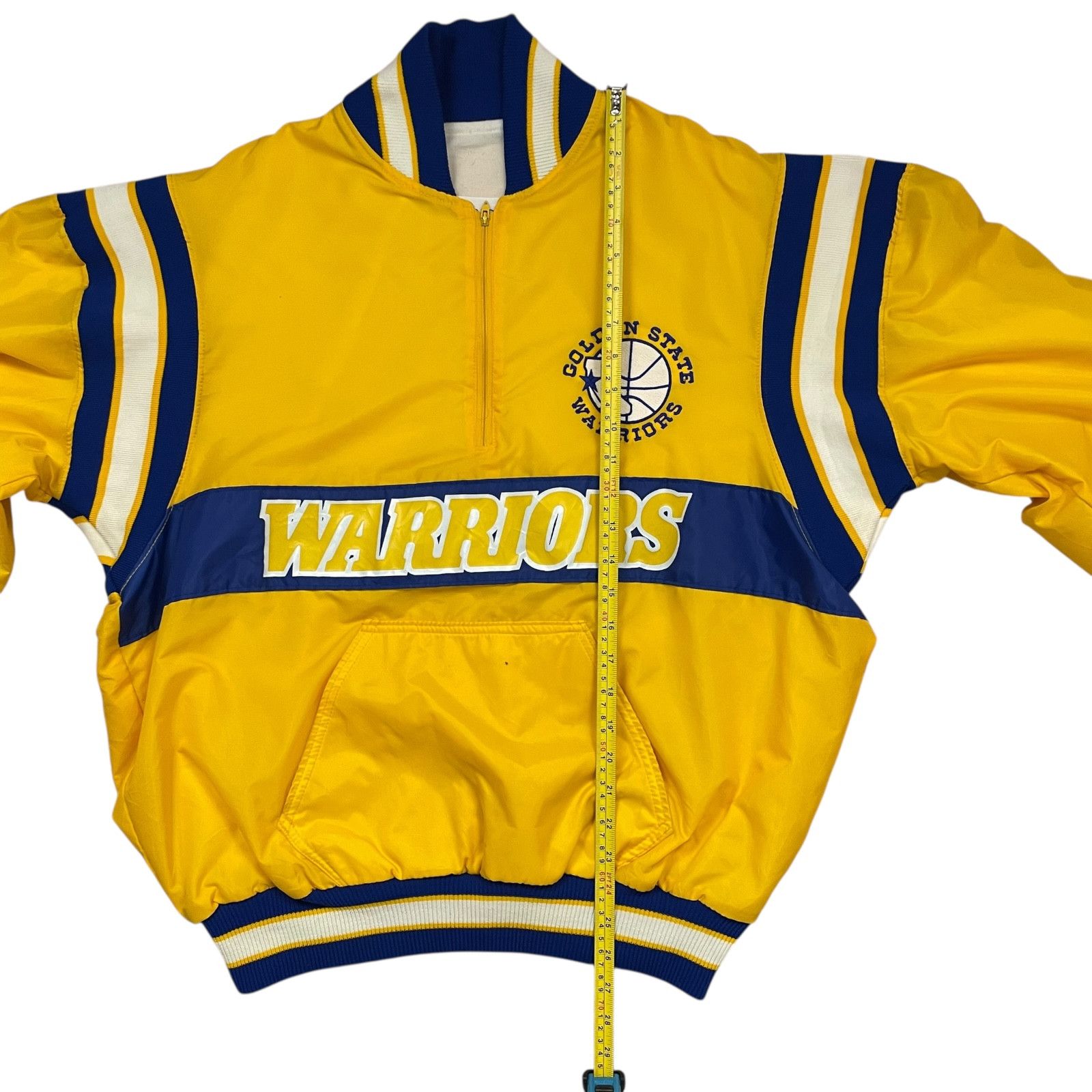 NBA VTG 90s GOLDEN STATE WARRIORS DELONG PULLOVER JACKET SIZE L Size US L / EU 52-54 / 3 - 6 Thumbnail