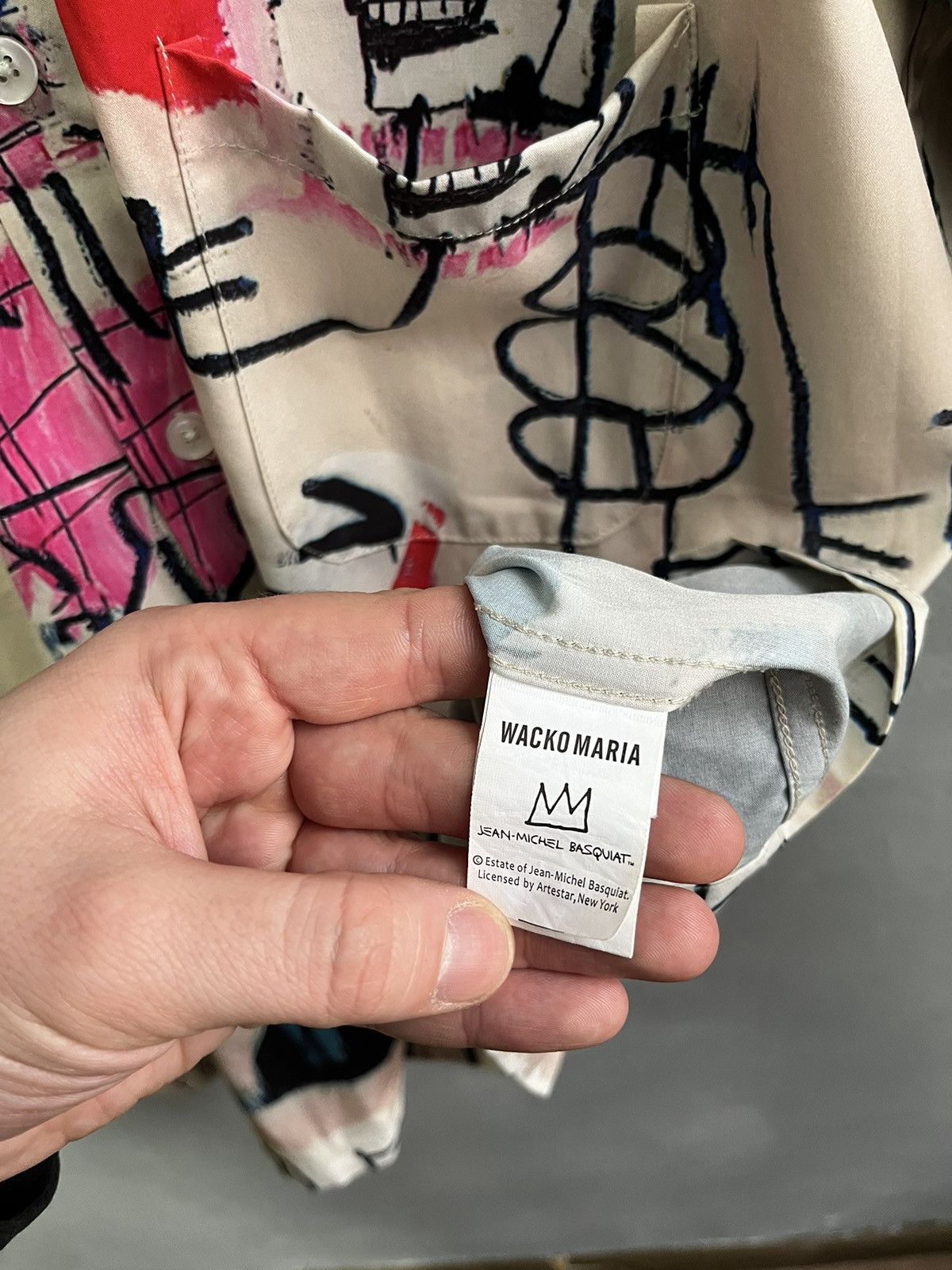 Japanese Brand × Wacko Maria Wacko Maria Basquiat Hawaiian shirt L under the water one Size US L / EU 52-54 / 3 - 13 Thumbnail