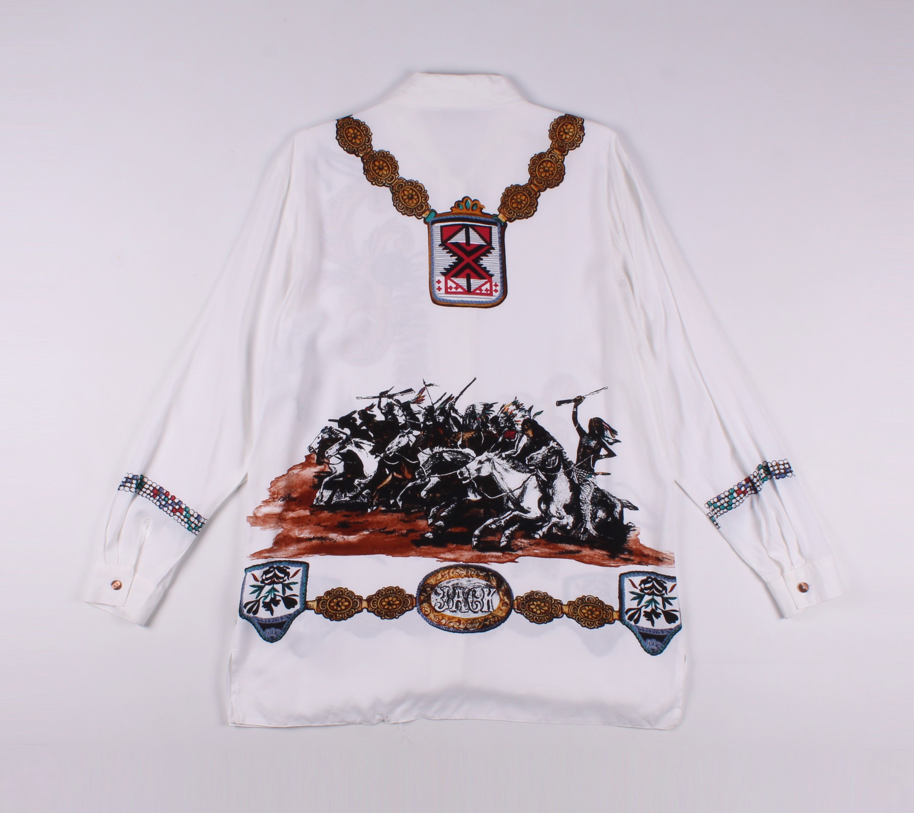 Vintage Vintage Rare Native American Printed Oversized Shirt Size M / US 6-8 / IT 42-44 - 7 Thumbnail