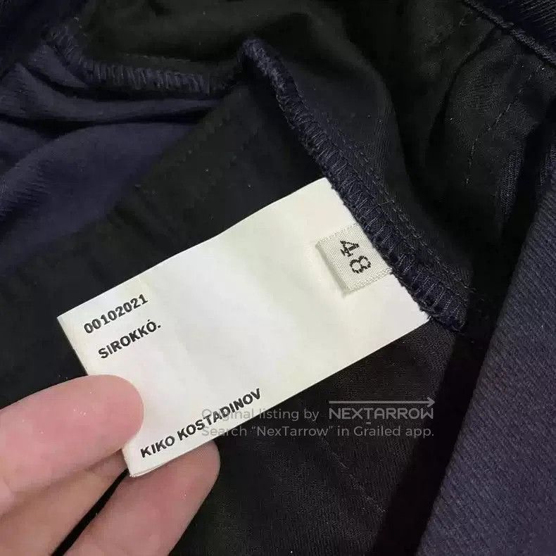 Kiko Kostadinov Kiko Kostadinov 00102021 Anthonis Trousers 21SS Sirokko ple Size US 32 / EU 48 - 6 Thumbnail