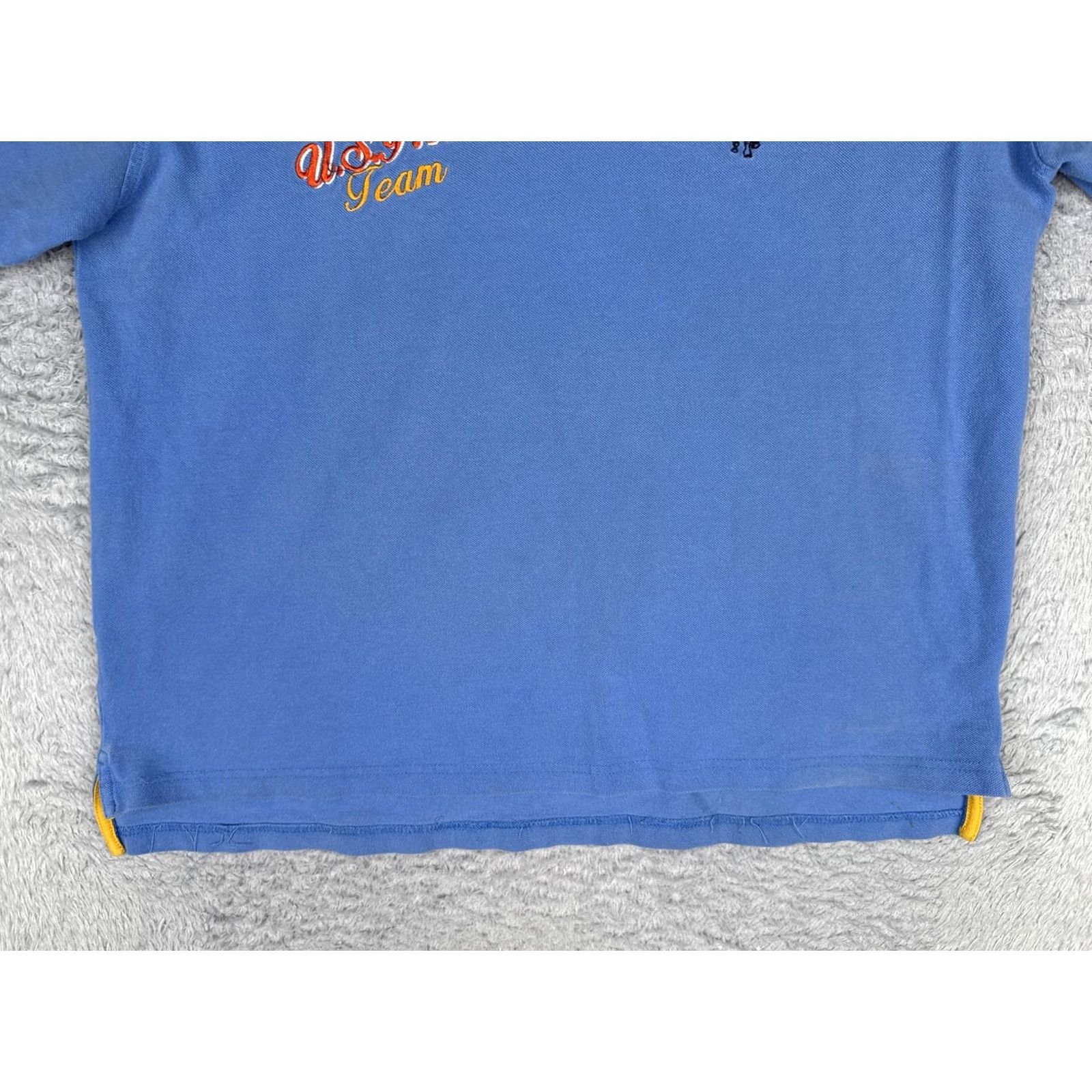 Vintage US Polo Assn Polo Shirt Mens XL Blue 100% Cotton Short Sleeve Embroidered Logo Casual Polo Shirt Mens XL Blue Size US XL / EU 56 / 4 - 5 Thumbnail