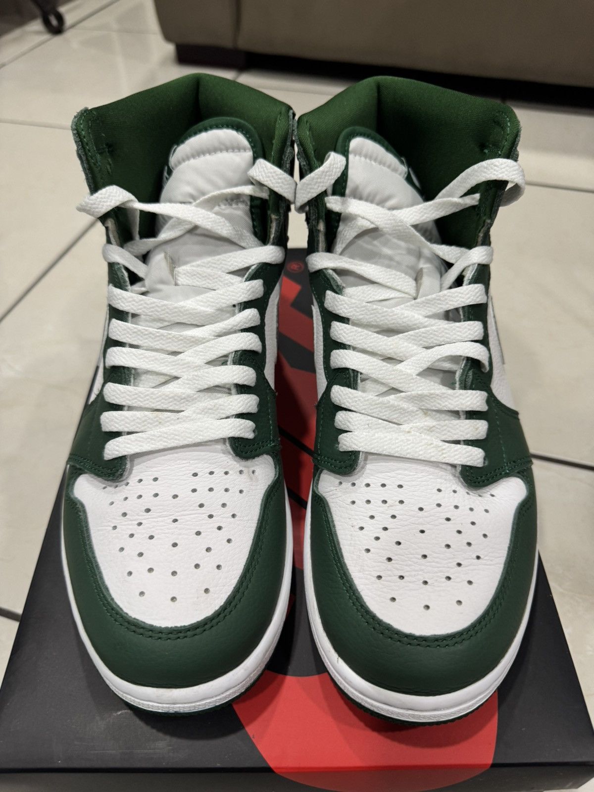 Jordan Brand Sz 10 Air Jordan 1 Hi Top ‘Gorge Green’ Size US 10 / EU 43 - 3 Thumbnail