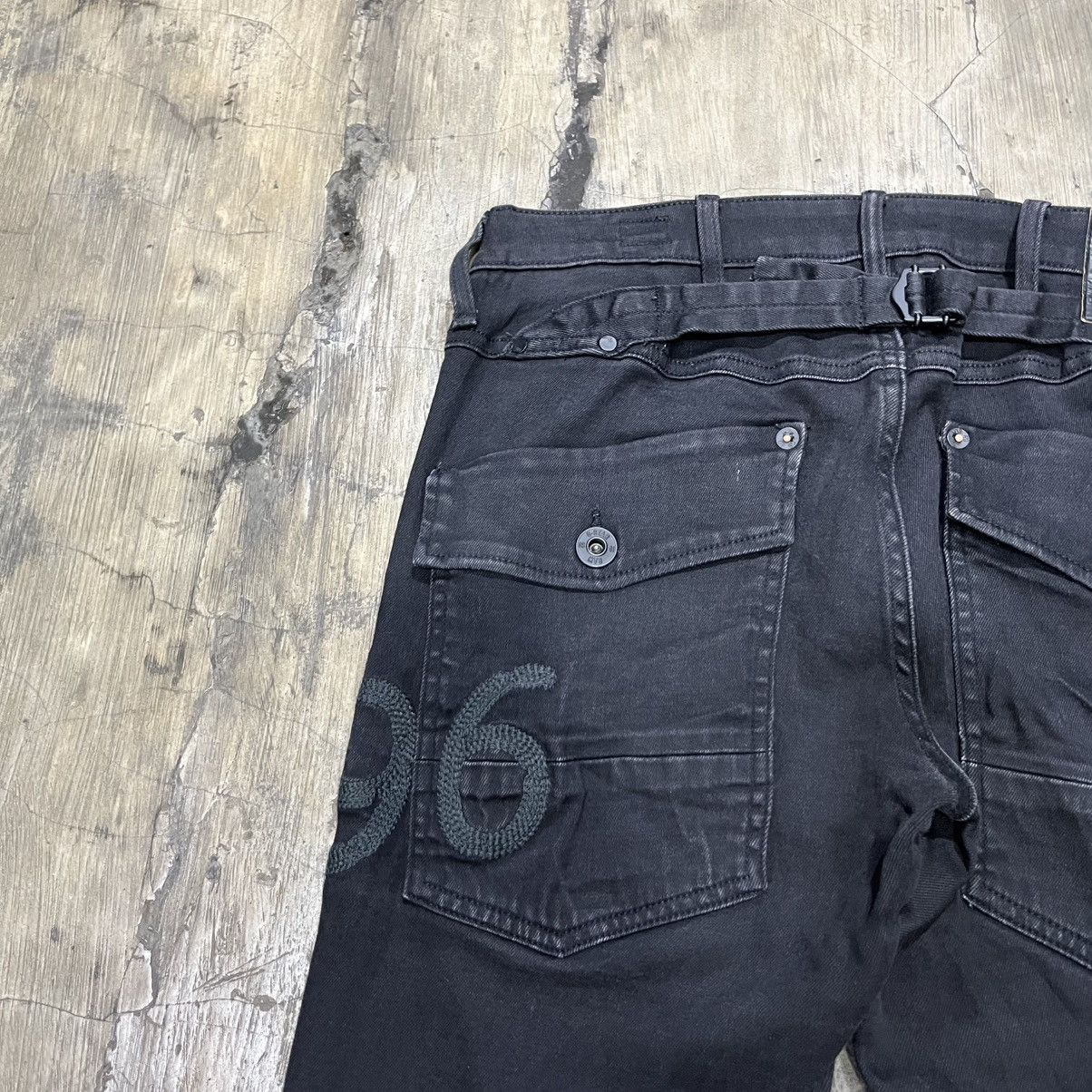 G-Star G-Star RAW GS3301 Black Denim – Rare Early 2000s Era Size US 30 / EU 46 - 11 Thumbnail
