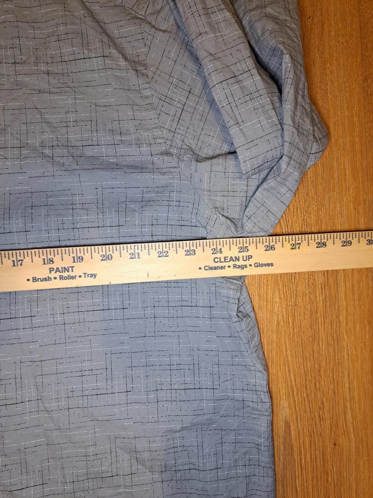 Ike Behar Ike Behar Dress Shirt Mens XL Gray Cotton Abstract Pattern Size 44R - 8 Thumbnail