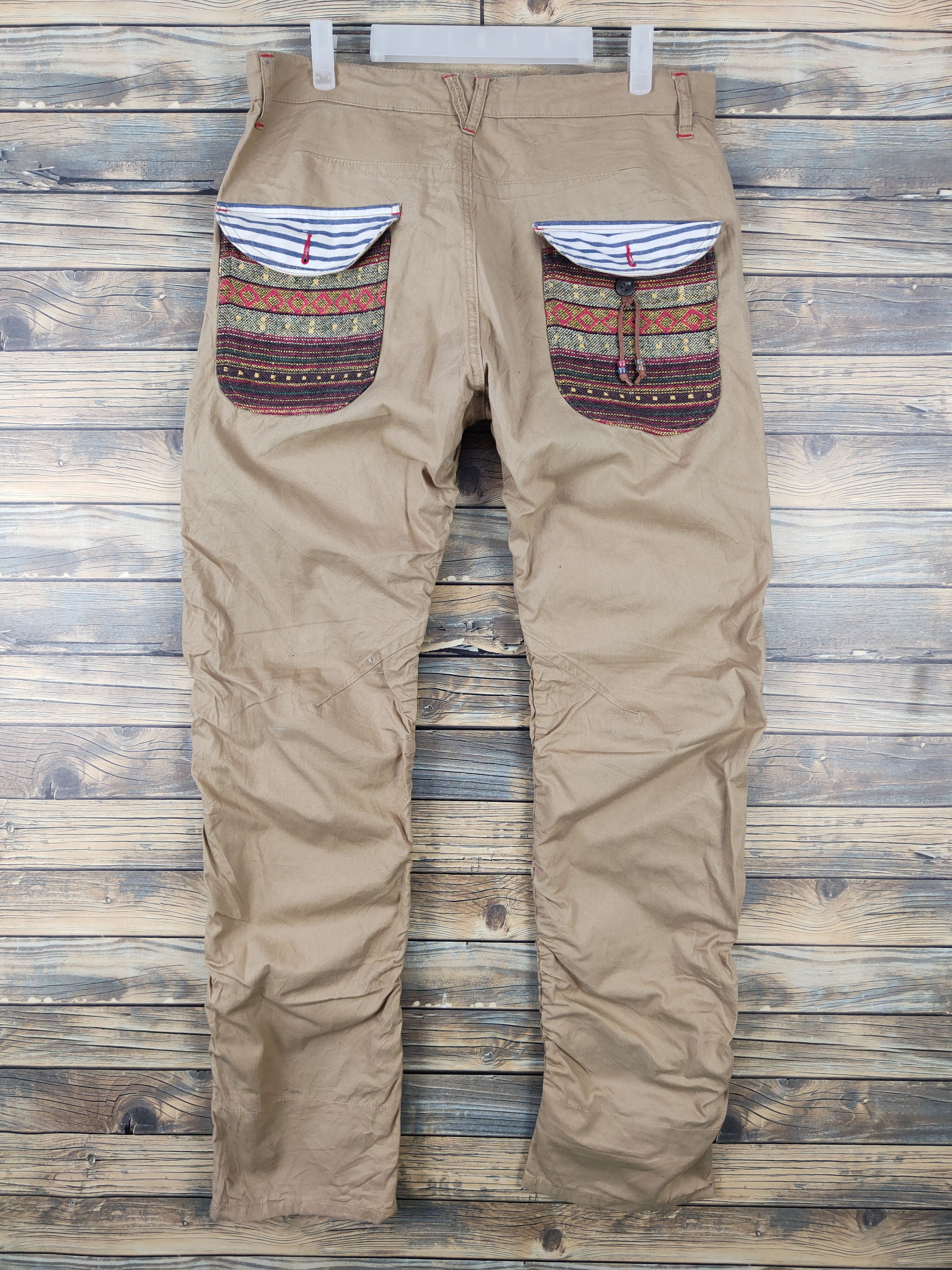Japanese Brand Dominate Brown Multipocket Casual Pants #W1796 Size US 34 / EU 50 - 7 Thumbnail