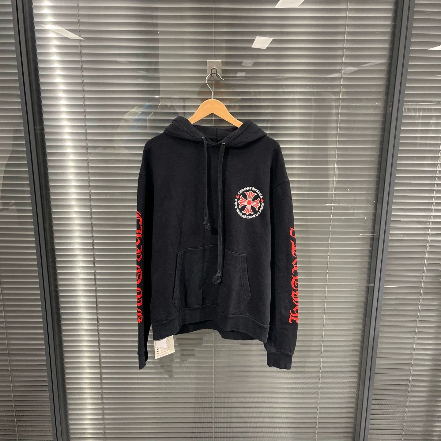 Chrome Hearts Chrome Hearts Red Hoodie w/ Sanskrit Cross XS Oversized 99N Size US XS / EU 42 / 0 - 1 Thumbnail
