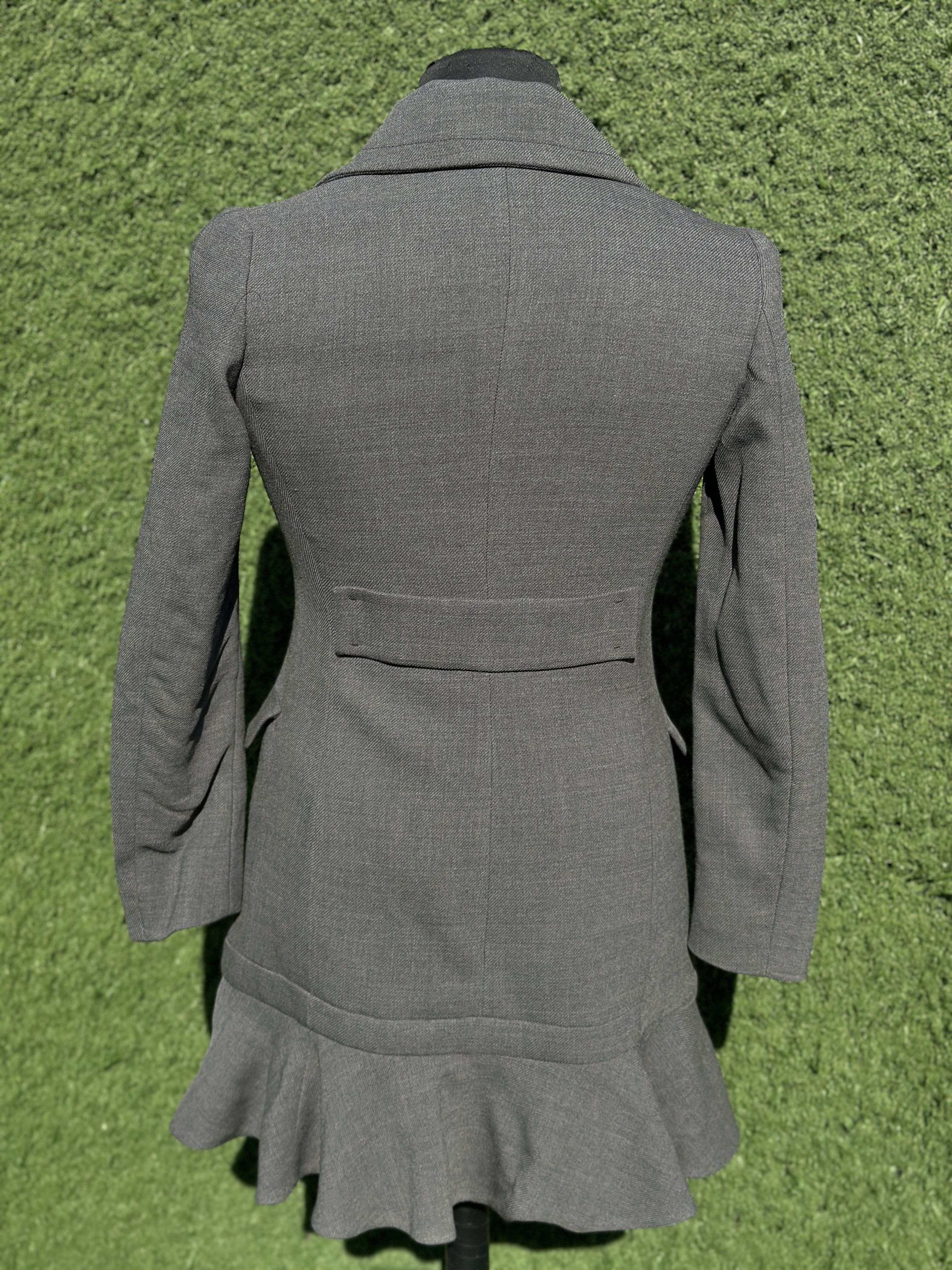 Prada Prada IT40 Double Breasted Peacoat Jacket Tailored Fit Size S / US 4 / IT 40 - 4 Thumbnail