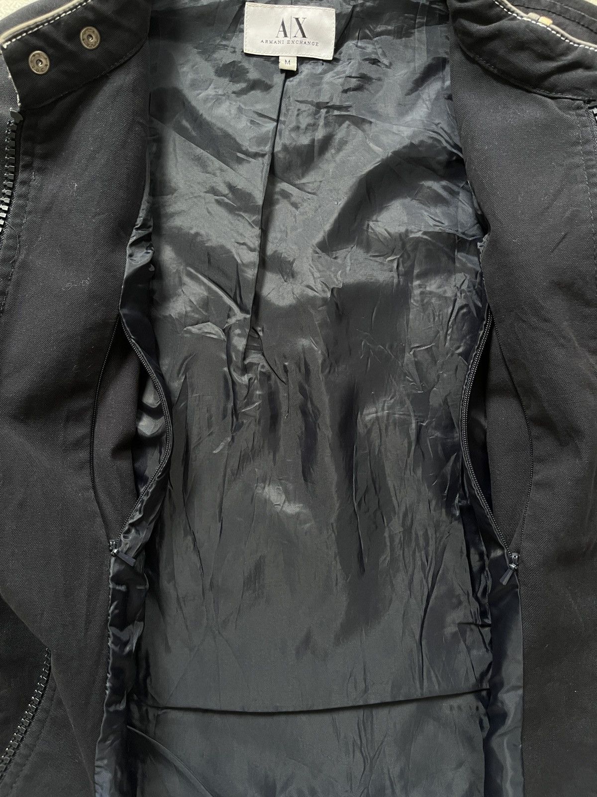Armani Exchange 00’s Armani Exchange Racer Jacket by Giorgio Armani Size US M / EU 48-50 / 2 - 12 Thumbnail
