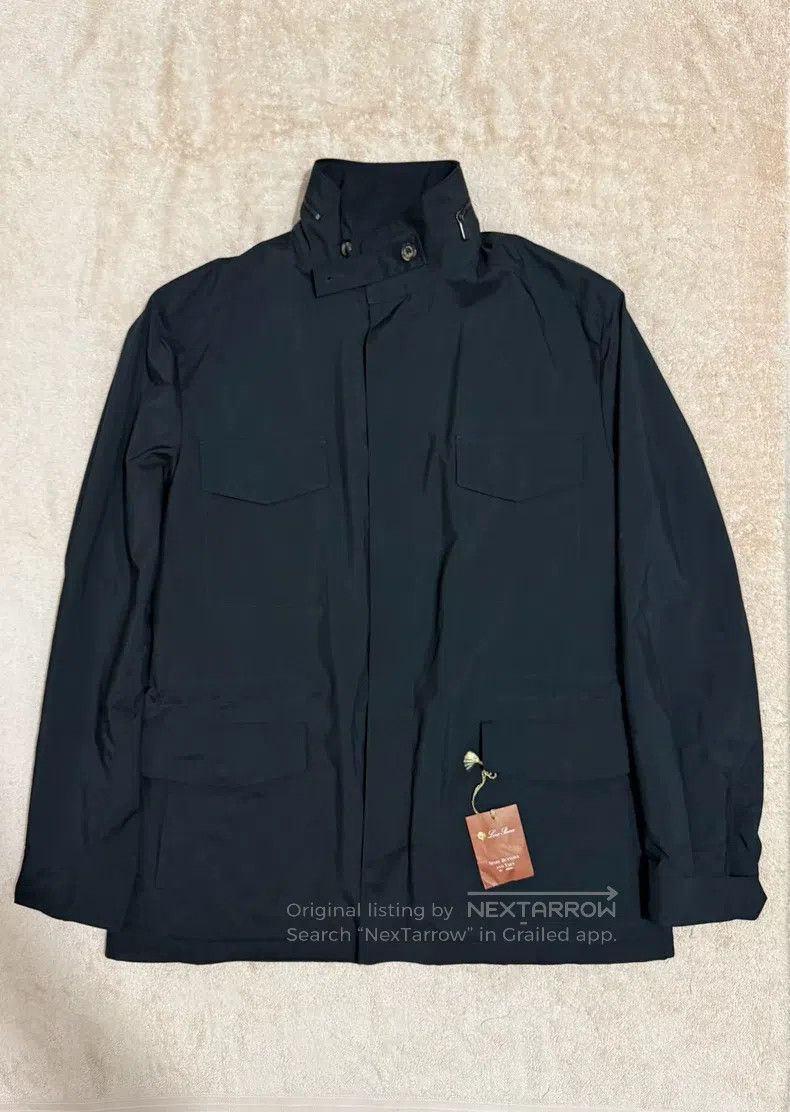 Loro Piana Loro Piana Traveler's coat, pure black, RIRI zipper Size US L / EU 52-54 / 3 - 1 Thumbnail