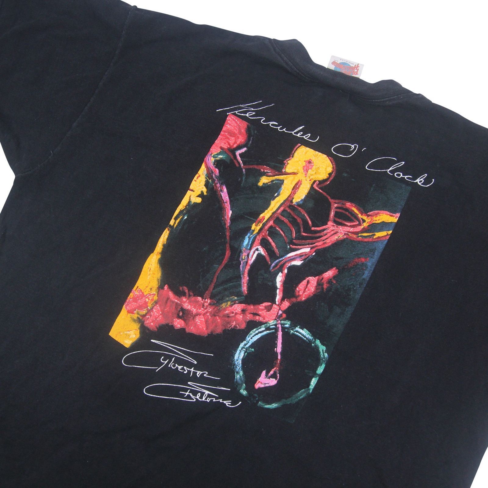 Planet Hollywood × Vintage VTG Planet Hollywood Celebrity Edition Sylvester Stallone T Size US XL / EU 56 / 4 - 2 Thumbnail