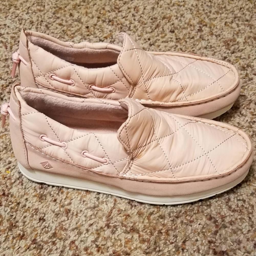 Sperry Sperry Women's Pink Quilted Slip-On Shoes 7.5 Size US 7.5 / IT 37.5 - 1 Thumbnail