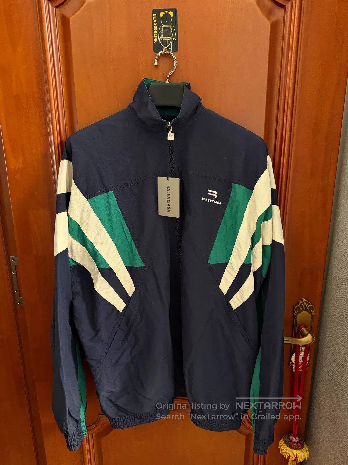Balenciaga Sporty Colorblock Jacket Size 44.