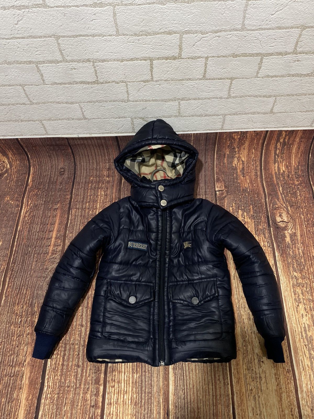 image of Burberry Nova Check Quilted Jacket, Men's (Size 2XS)