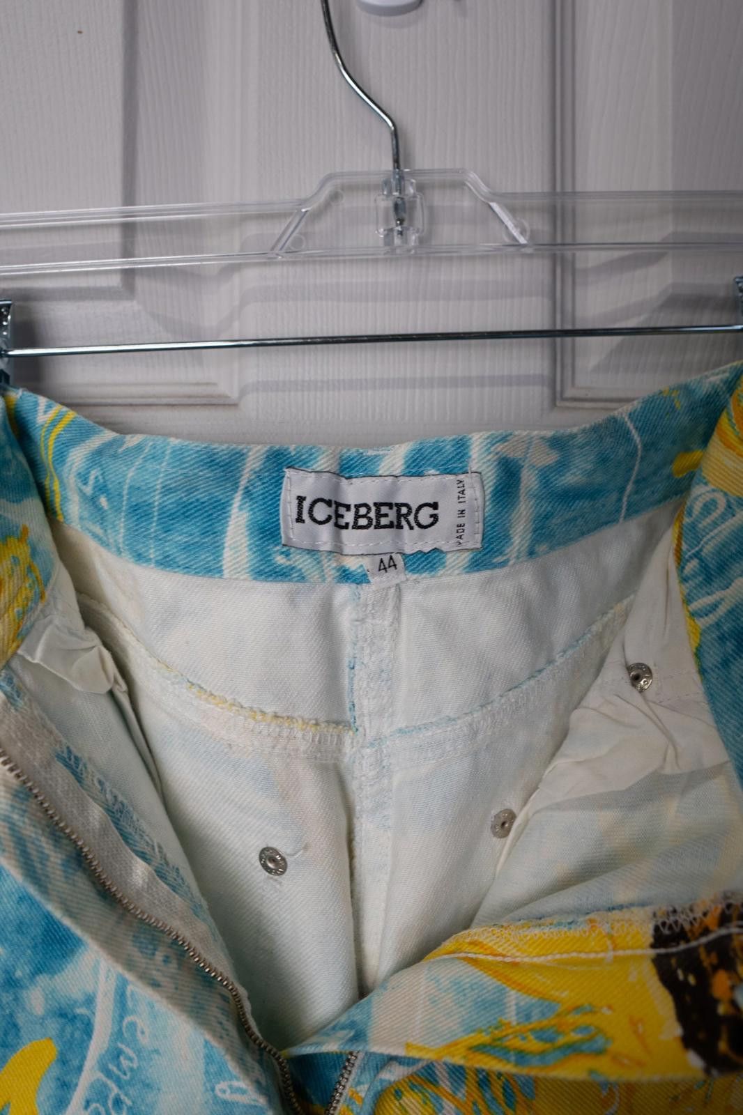 Iceberg 90's Iceberg Sunflower denim Straight-Leg-Pant Size 26" / US 2 / IT 38 - 6 Thumbnail