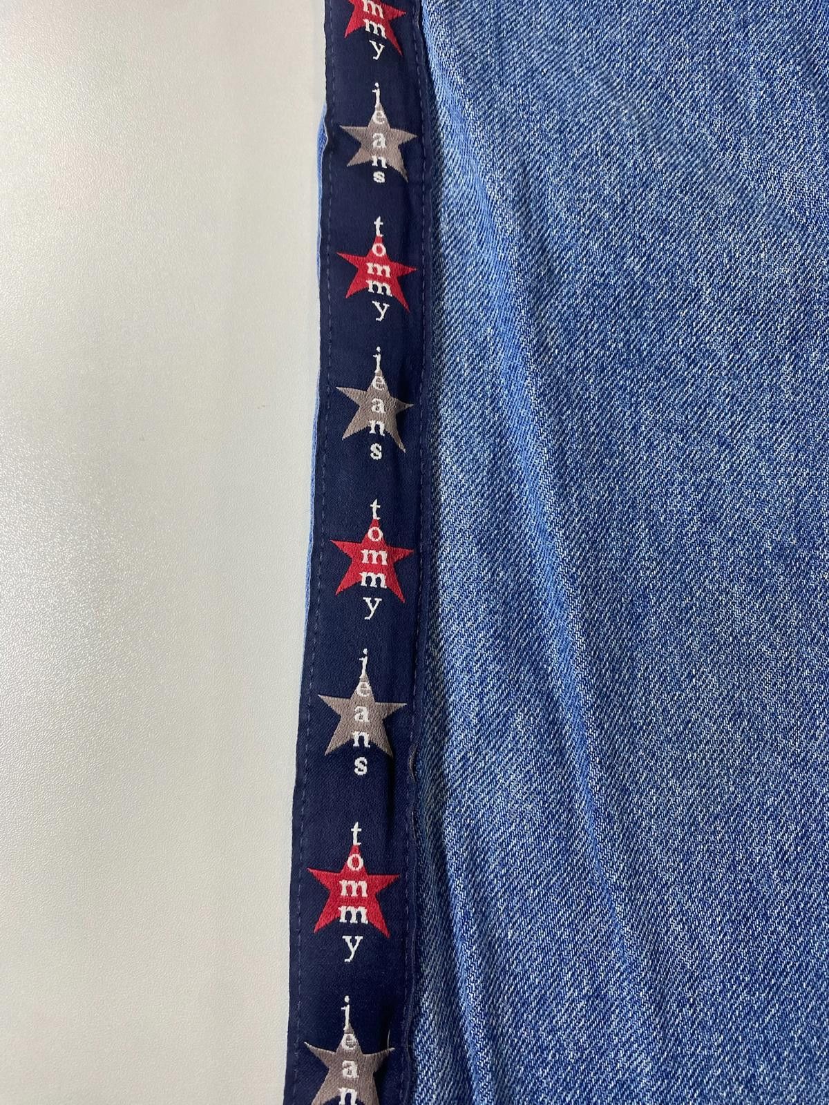 Tommy Jeans Vintage Tommy Jeans Blue Denim Pants with Star Side Stripes Size US 30 / EU 46 - 2 Thumbnail