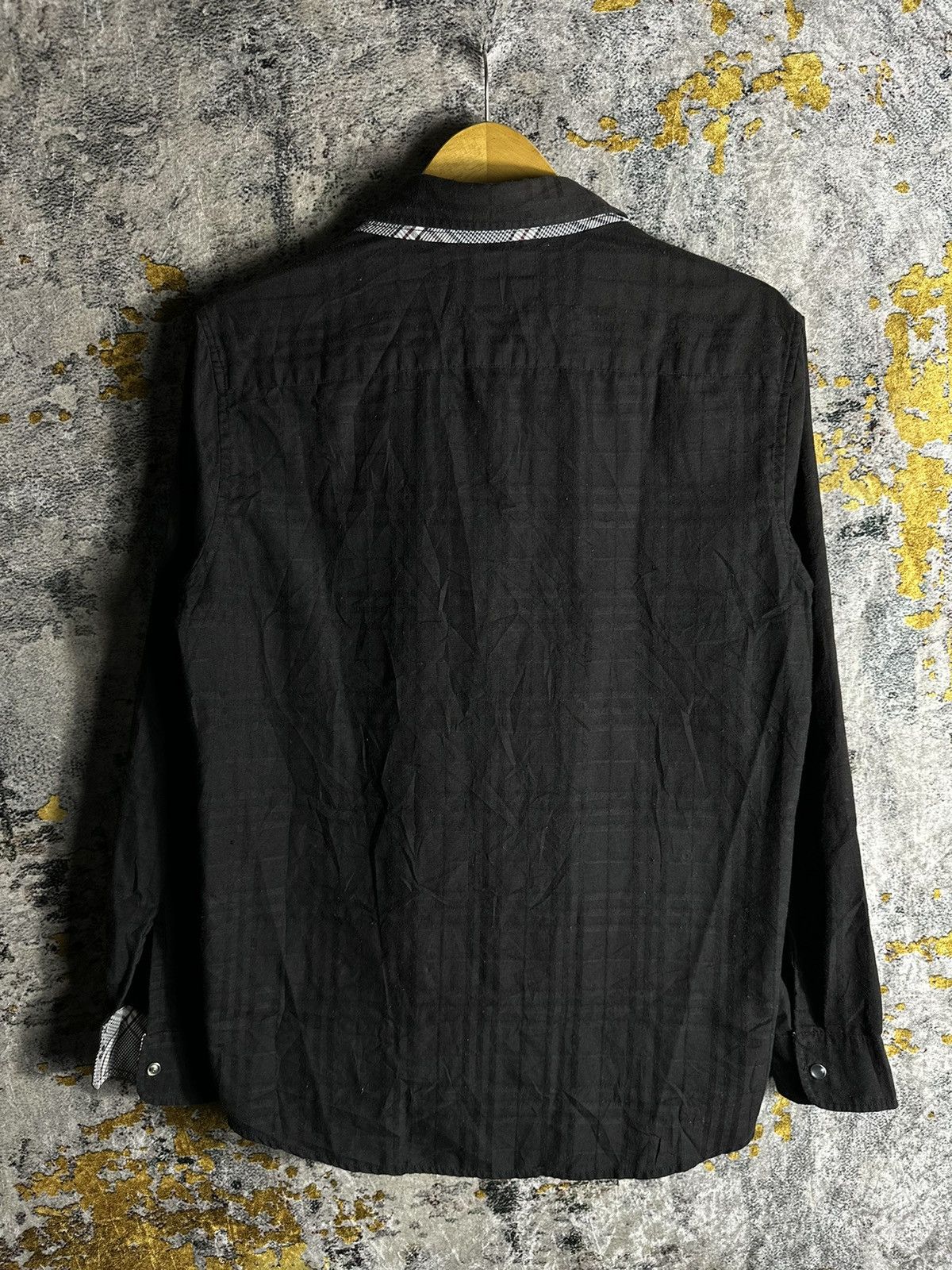 Yohji Yamamoto UNDEFINED DOUBLE COLLAR GOTHIC WESTERN SHIRT IFSIX LGB STYLE Size US M / EU 48-50 / 2 - 6 Thumbnail