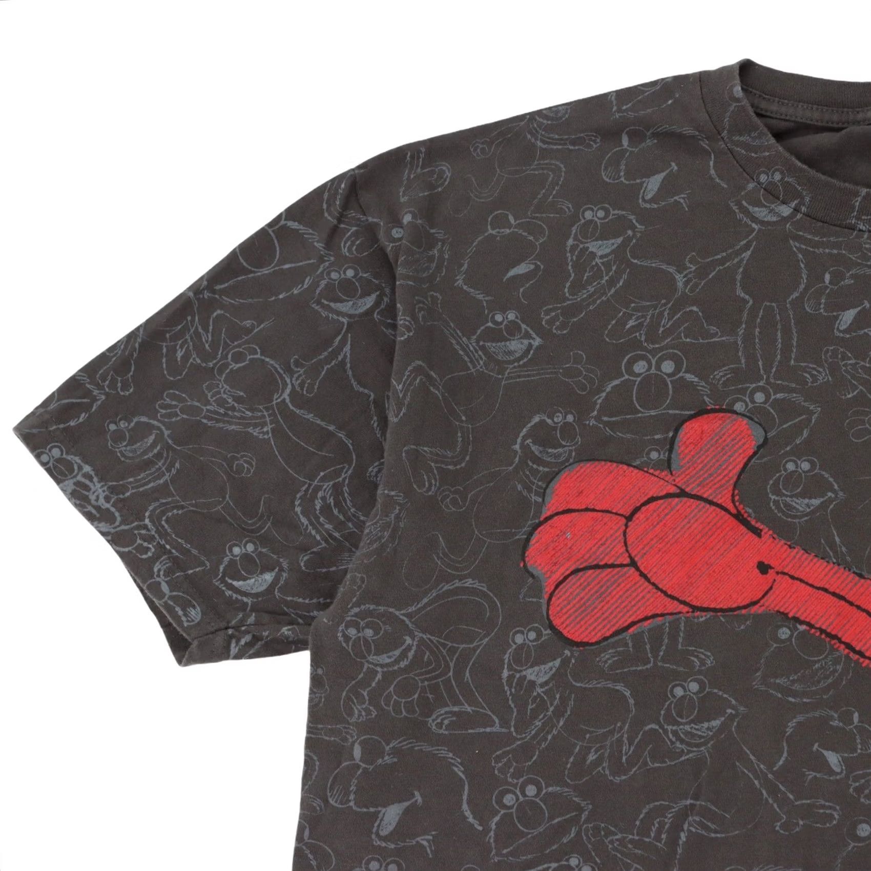 Vintage VINTAGE Sesame Street Elmo AOP Megaprint T Shirt XL Black 100% Cotton Cygnus Graphic Tee Mens XS? Size US XL / EU 56 / 4 - 3 Thumbnail