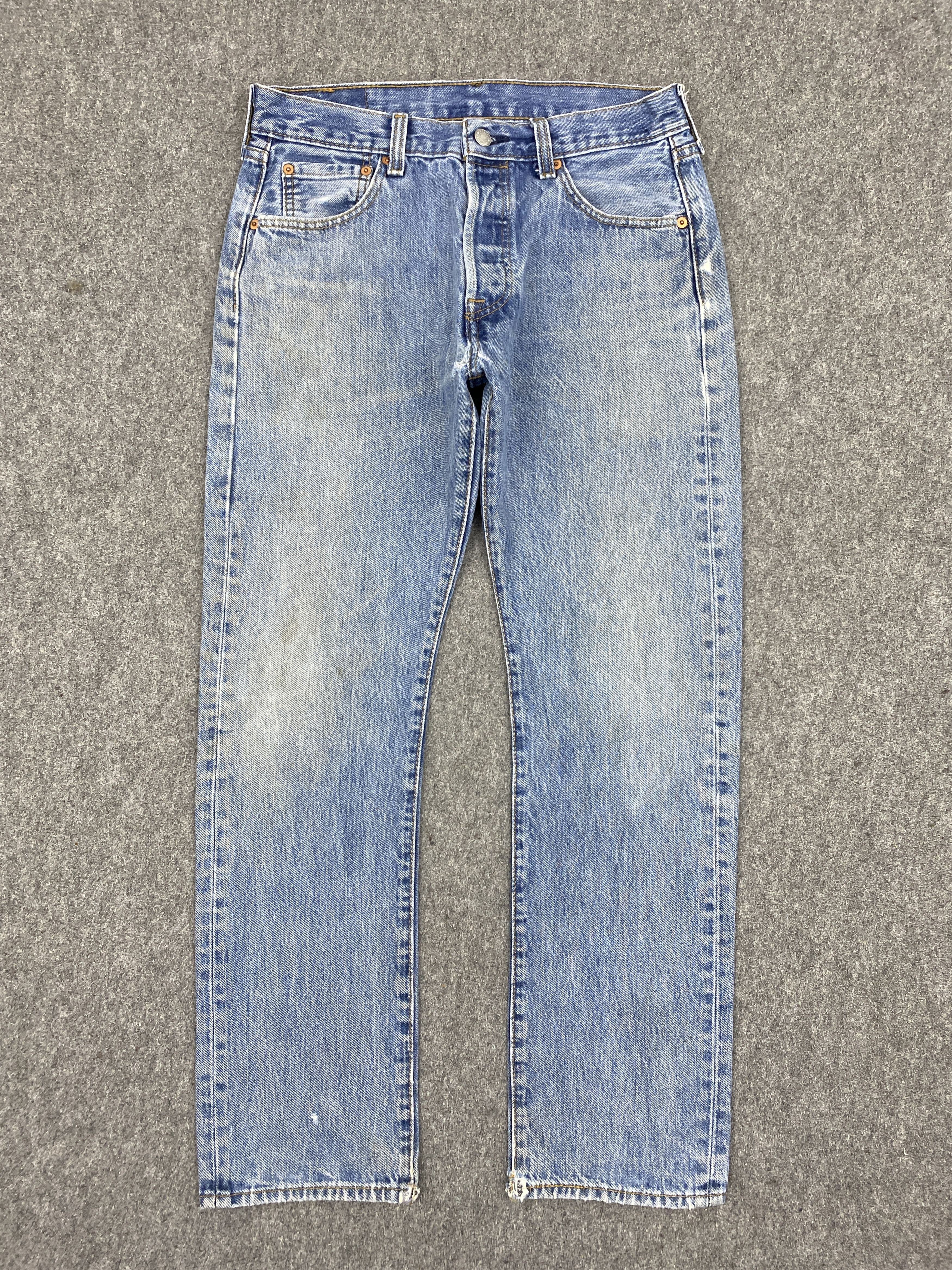 Levi's Vintage Levis 501 Light Wash Denim Jeans DP2731 Size US 31 - 1 Thumbnail