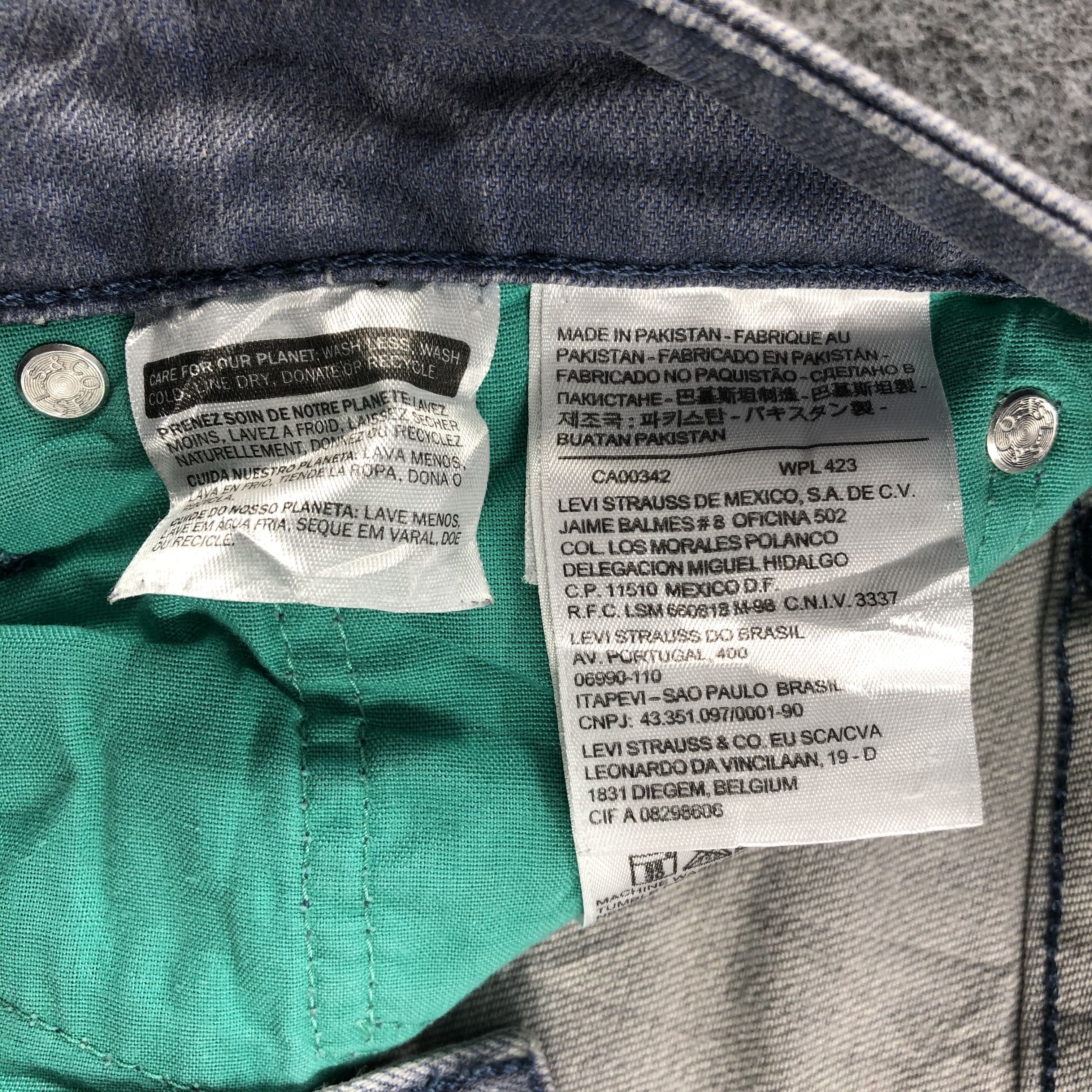 Levi's Vintage Levis 511 Jeans-JM1171 Size US 31 - 9 Thumbnail