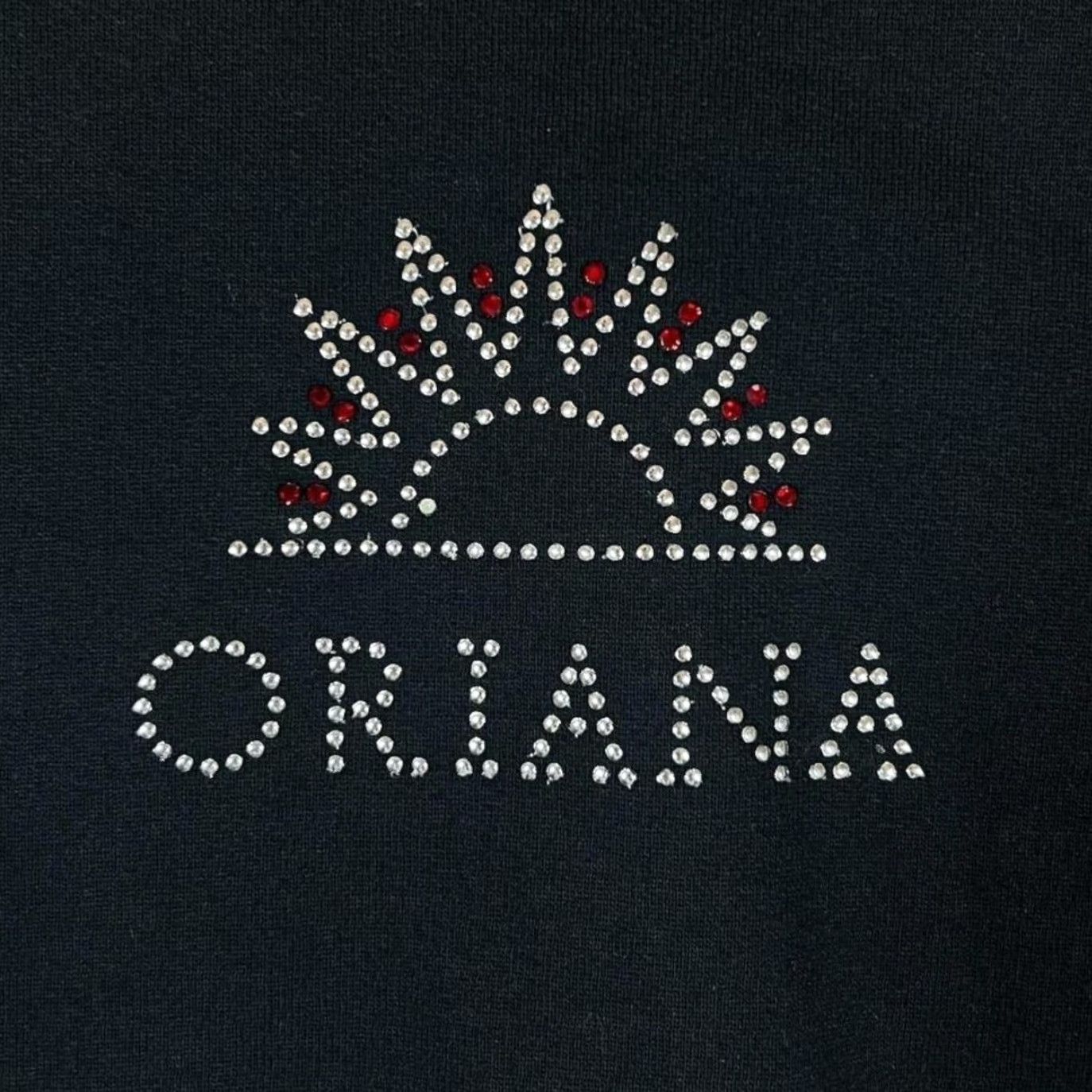 Vintage Vintage Hossacks Oriana Diamante Souvenir Graphic Crewneck Sweatshirt XL Black Mens Pullover Long Sleeve Sweatshirt Size US XL / EU 56 / 4 - 4 Thumbnail