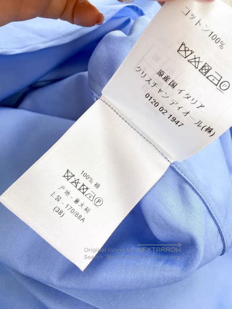Dior Dior Embroidered little bee long-sleeved shirt Size XS / US 0-2 / IT 36-38 - 8 Thumbnail