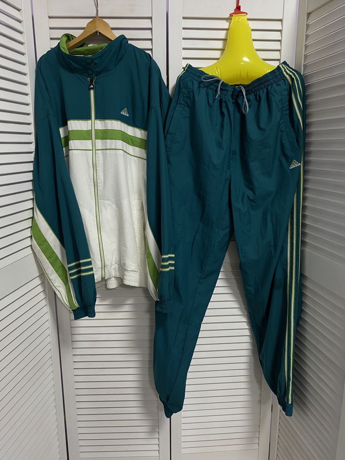 Nike × Vintage 😍 Vintage 90s Tracksuit Costume Adidas Pants Jacket RARE Size US 38 / EU 54 - 1 Thumbnail
