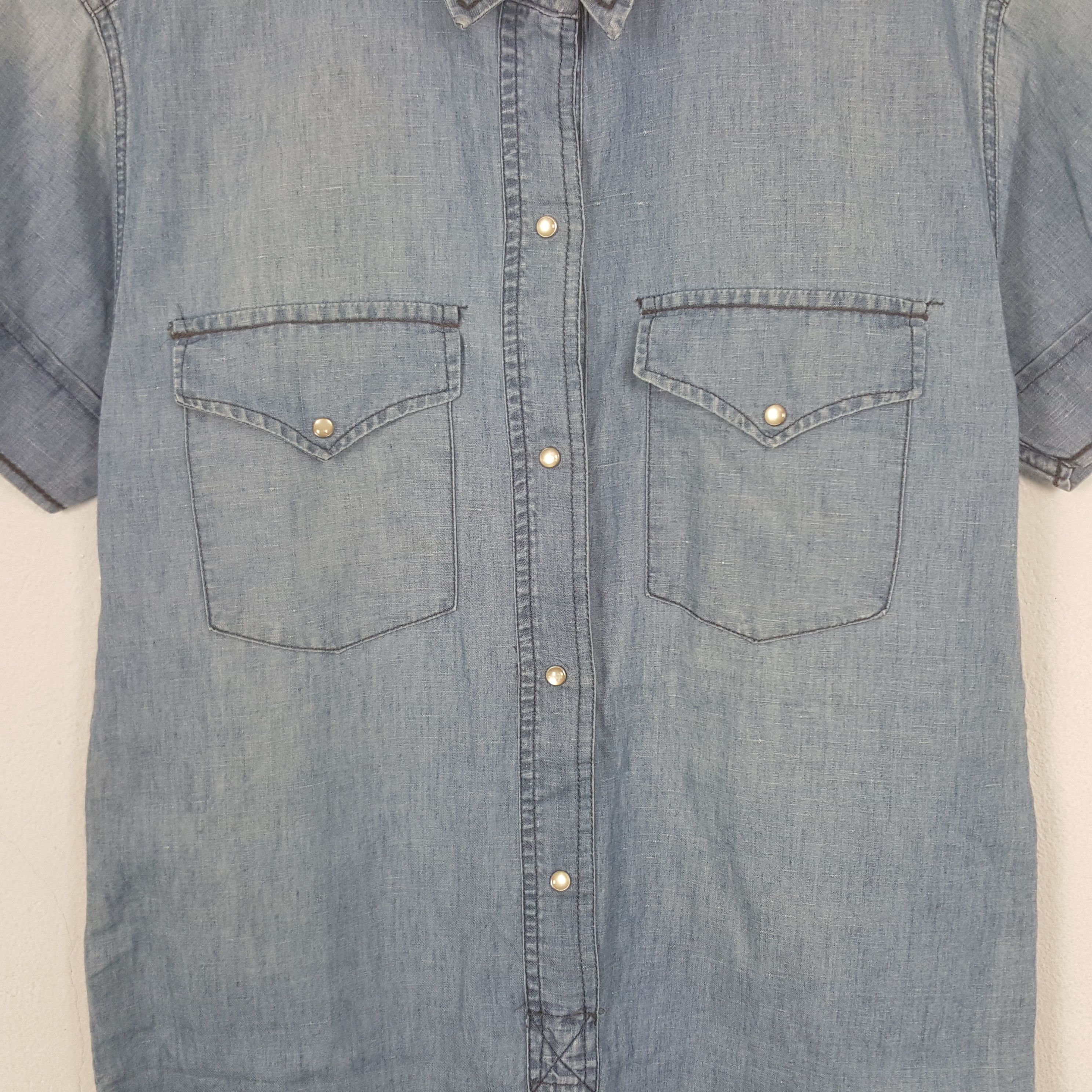 Isabel Marant Etoile Vintage Etoile Isabel Marant Denim Button Shirt Size M / US 6-8 / IT 42-44 - 2 Thumbnail