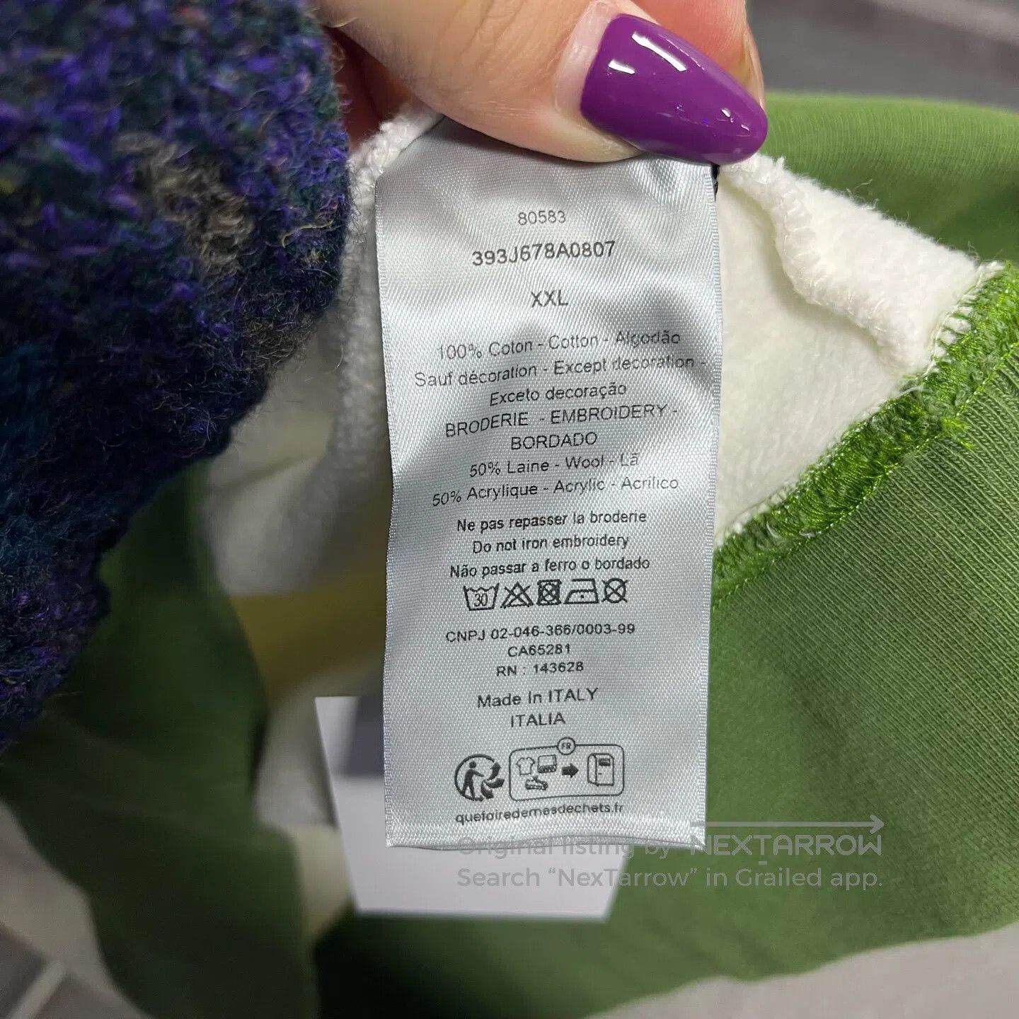 Dior Dior White letter-printed loose-fitting hooded long-sleeve Size US XXL / EU 58 / 5 - 4 Thumbnail