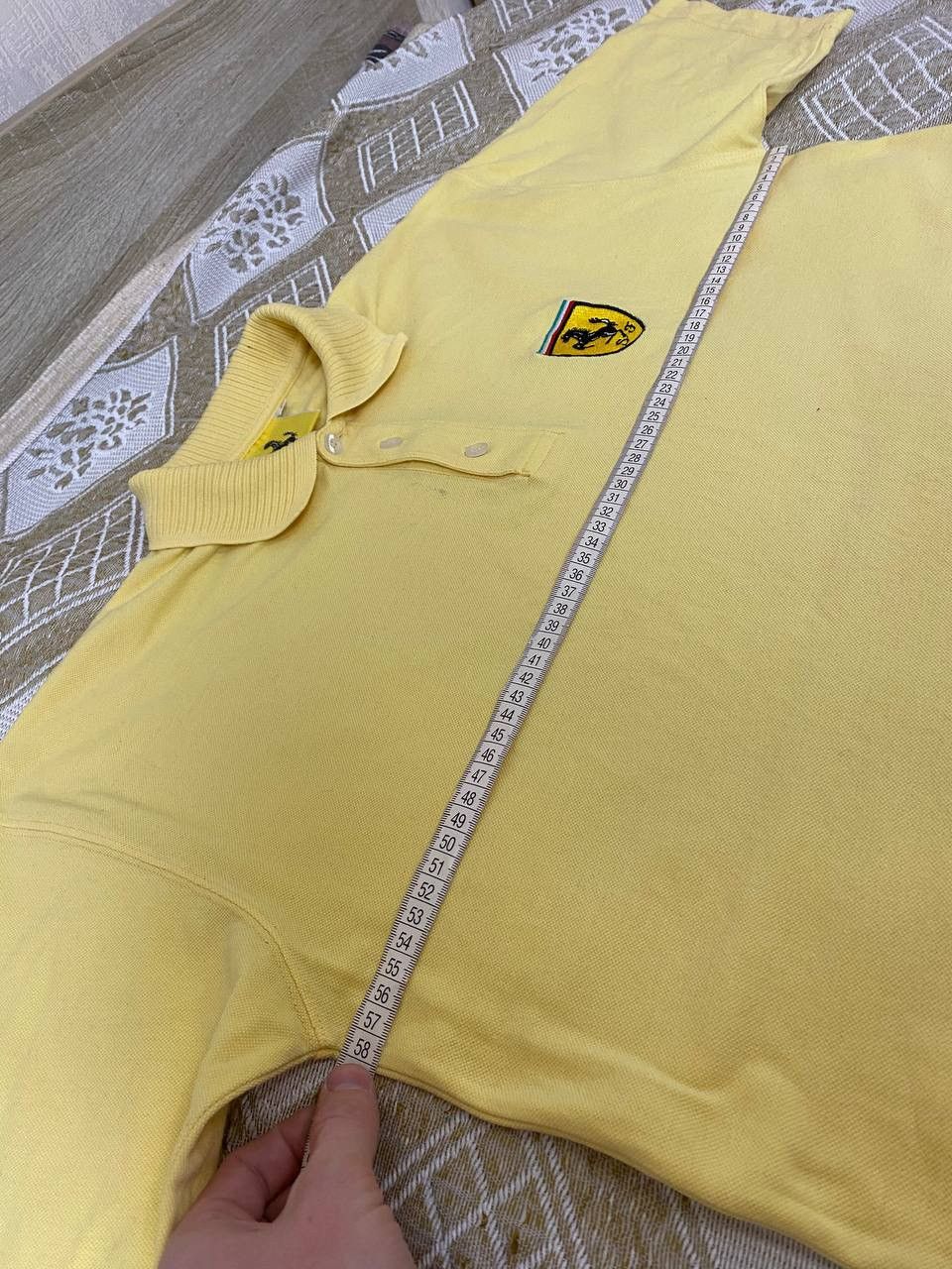 Ferrari 🔥 1998 Ferrari Logo Polo Racing T Shirt BMW Mercedes Audi Size US L / EU 52-54 / 3 - 12 Thumbnail