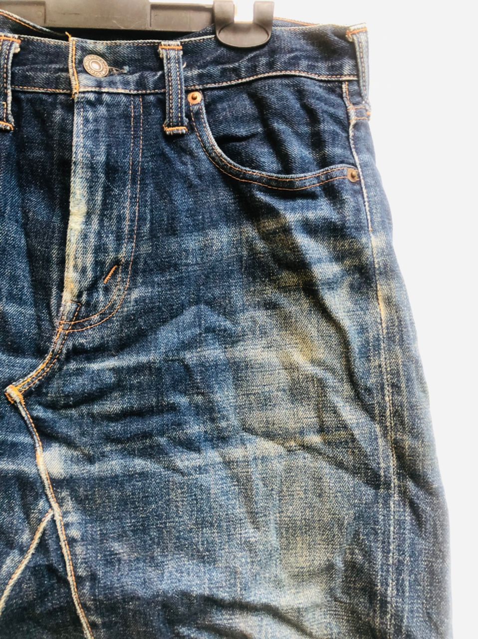 Denime × Japanese Brand × Vintage Vintage Denime Skirt Japanese Designer Fashion Style Size 29" - 4 Thumbnail
