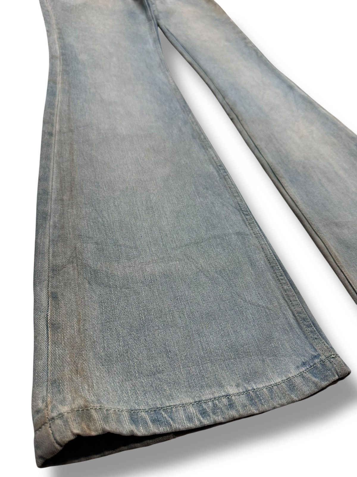 Boy London Vintage Boy London Bell-Bottom Flare Jeans Light BlueWash Size US 29 - 12 Thumbnail