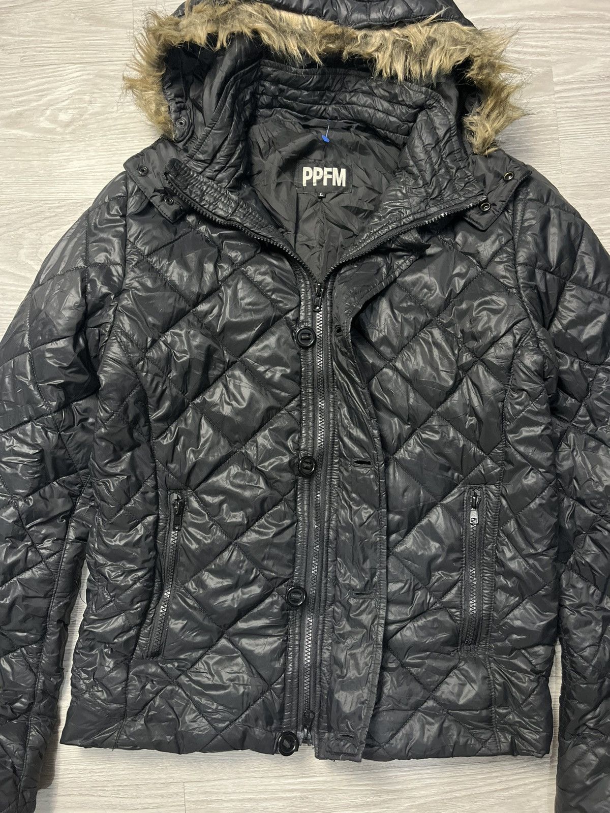 Japanese Brand Vintage PPFM Fur Jacket ifsixwasnine lgb style Size L / US 10 / IT 46 - 3 Thumbnail