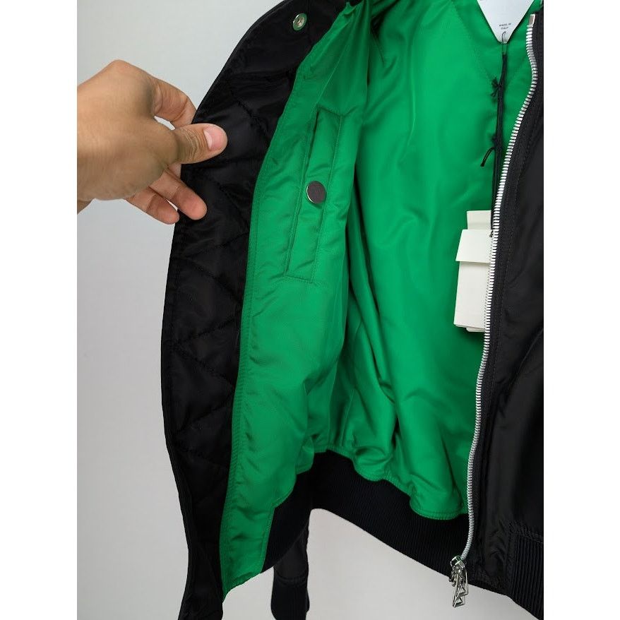 Bottega Veneta o1rshd1 Nylon Garabdine Puffer Jacket in Black Size US S / EU 44-46 / 1 - 9 Thumbnail