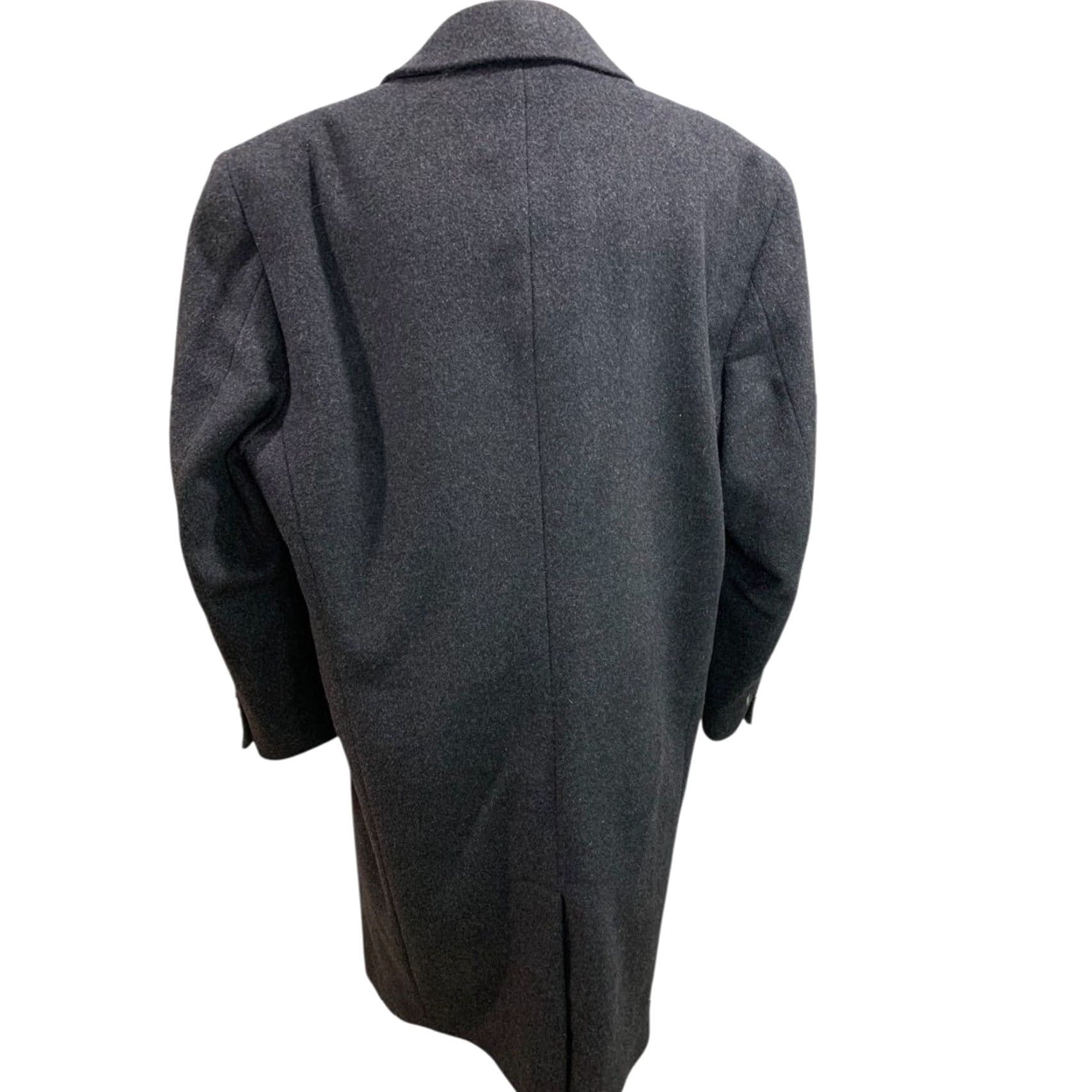 Stafford Stafford Performance Overcoat Coat Mens Wool Blend Charcoal 42S Short Wool Blend 42S Gray 80% wool 20% nylon Mens Medium? Size US 42 / EU 58 - 5 Thumbnail
