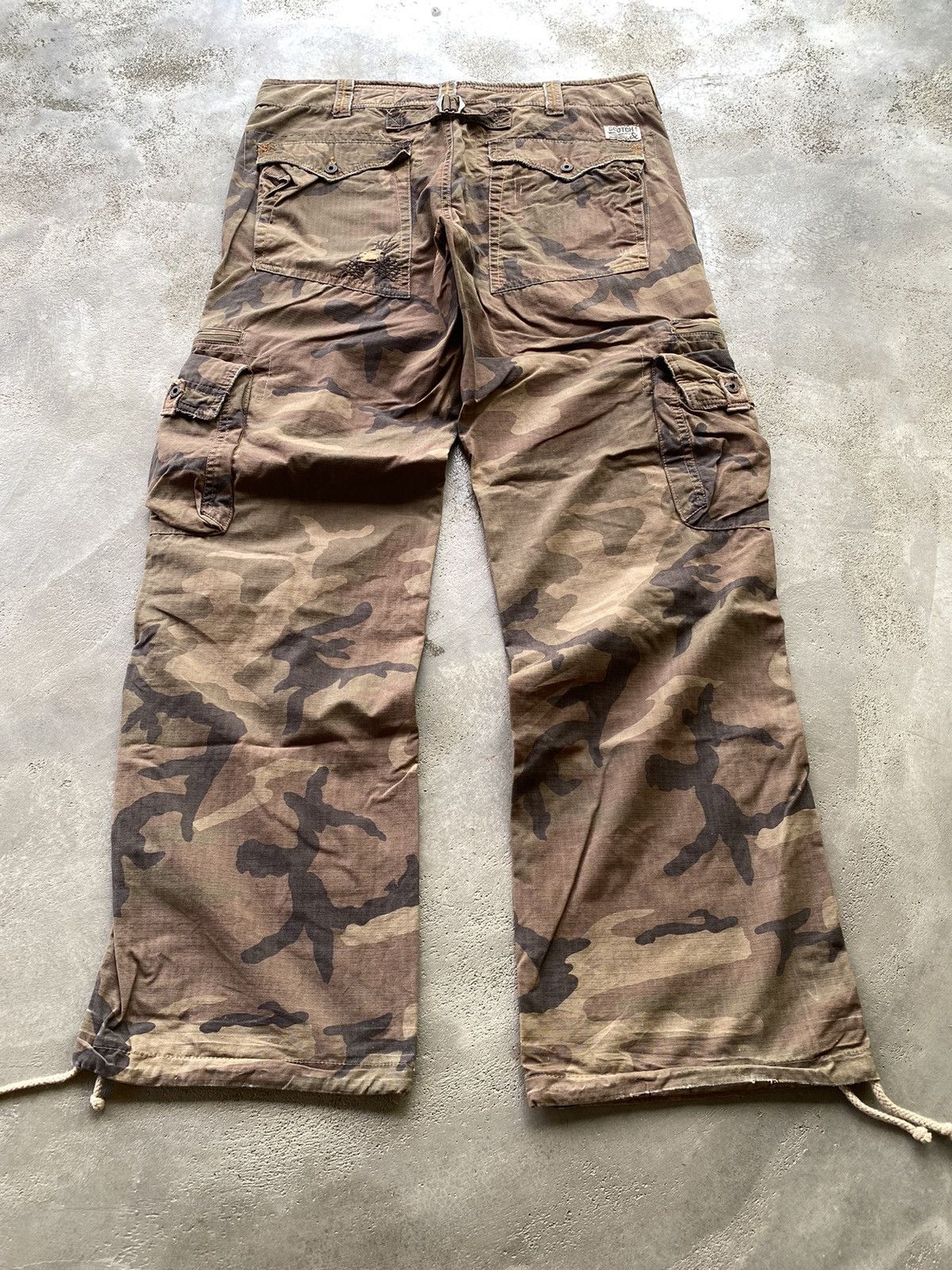 If Six Was Nine × Japanese Brand Scotch & Soda Multipocket Cargo Pants Size US 34 / EU 50 - 4 Thumbnail