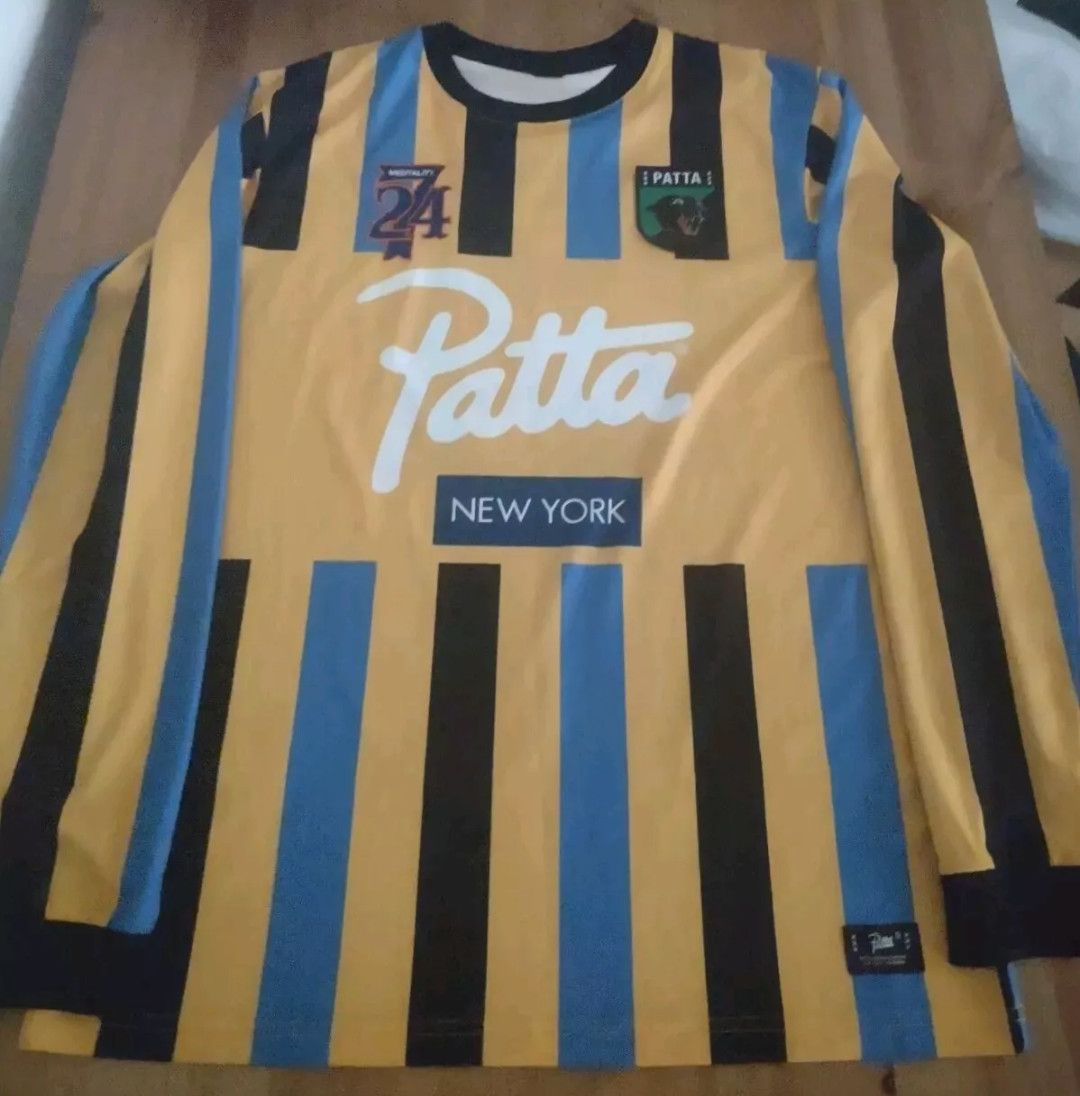 Patta Patta Deadstock NYC Exclusive Long Sleeve Soccer Jersey Size US M / EU 48-50 / 2 - 1 Thumbnail