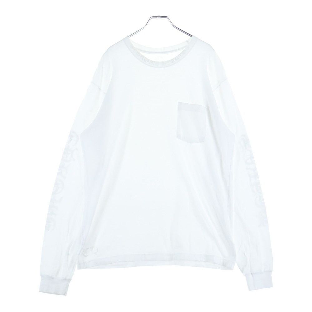 Chrome Hearts Long Sleeve Neck Logo T-Shirt