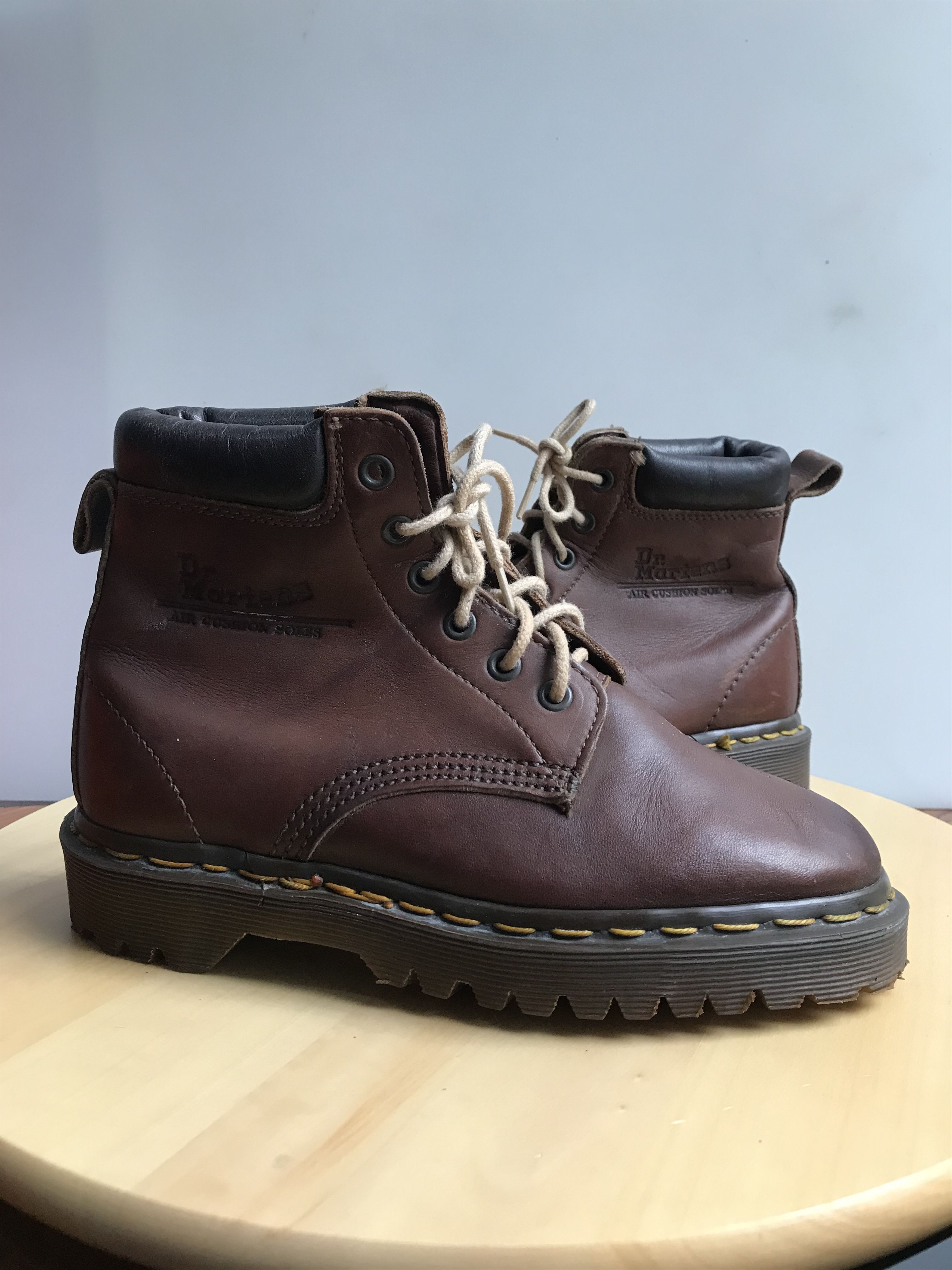 Dr. Martens × Vintage Dr Martens Saxon brown Wine Army bex soles from nos condt Size US 4 / IT 34 - 9 Thumbnail