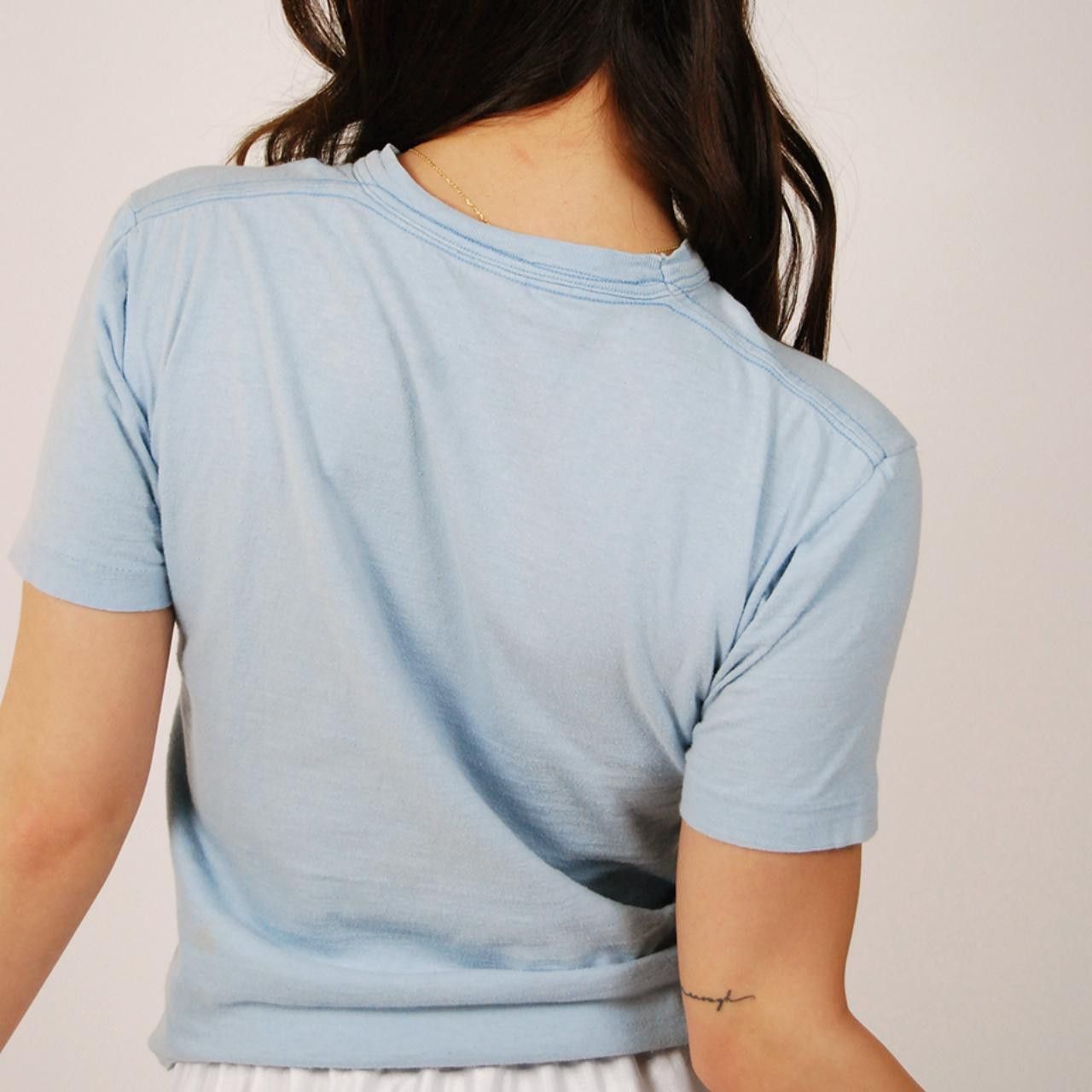 Vintage 70s New York City T-shirt (M) light blue vintage nyc medium Size US M / EU 48-50 / 2 - 5 Thumbnail