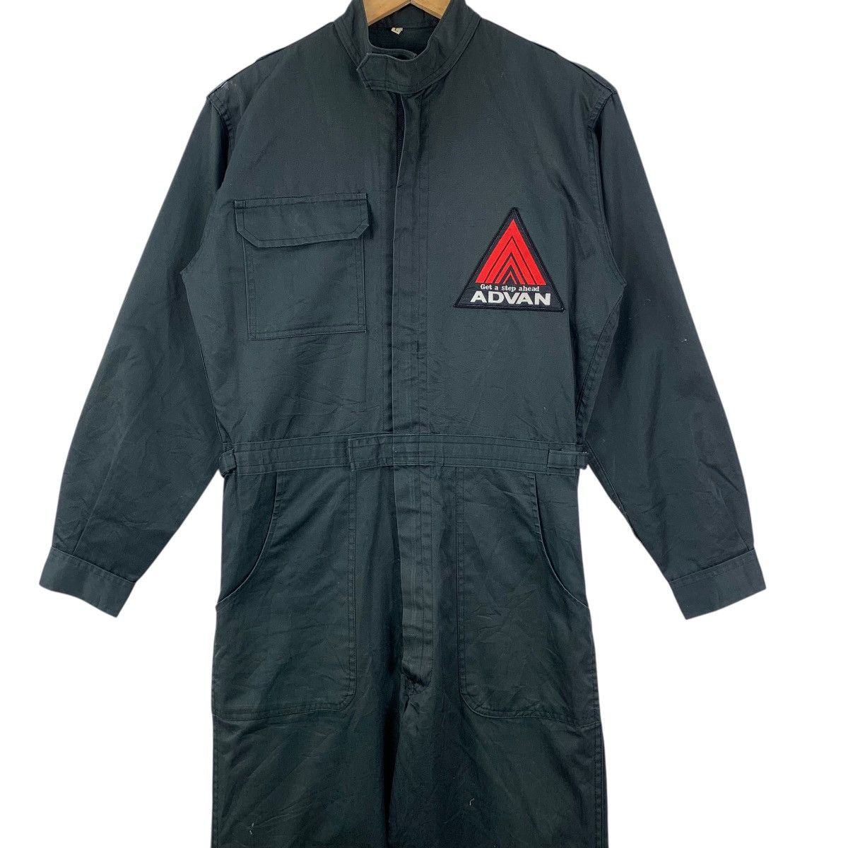 Vintage Vintage ADVAN RACING TEAM Mechanic Engineer Jumpsuits Wear Size US 34 / EU 50 - 5 Thumbnail