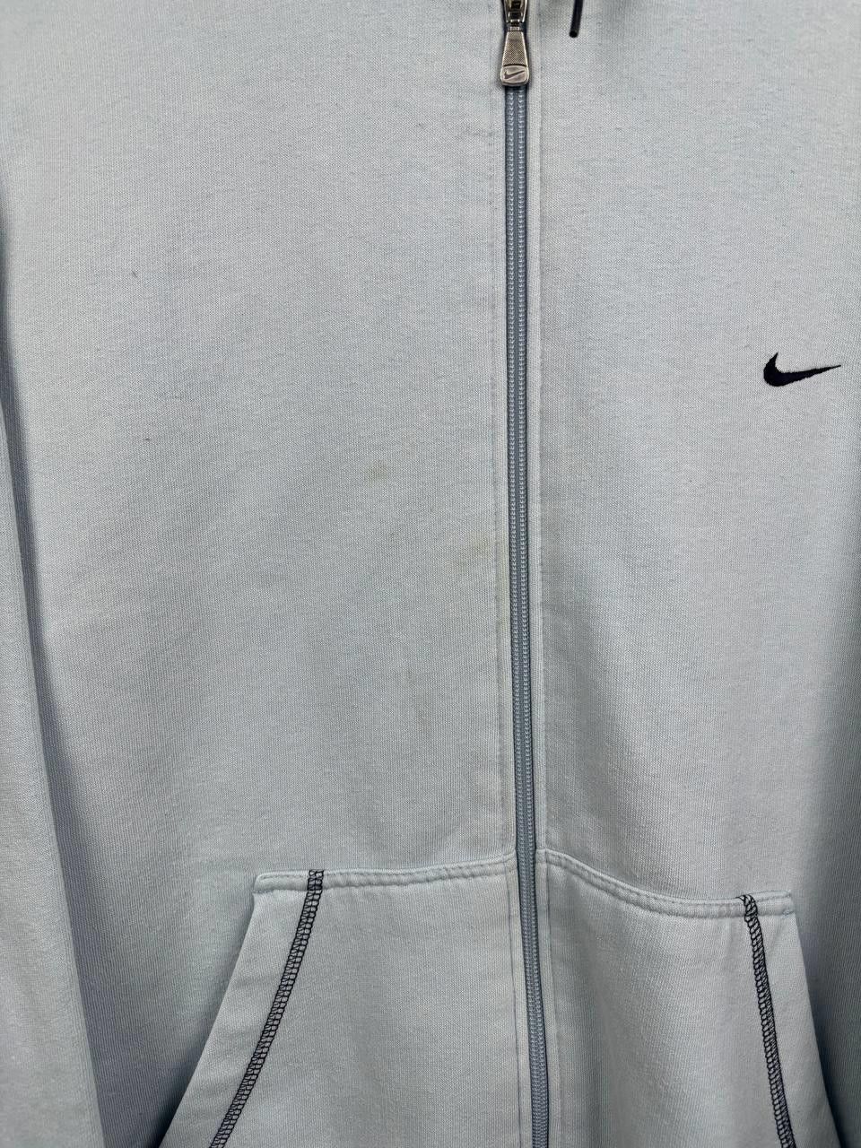 Nike Nike Air Max Zip Up Hoodie Size L Light Blue Vintage Size US L / EU 52-54 / 3 - 3 Thumbnail