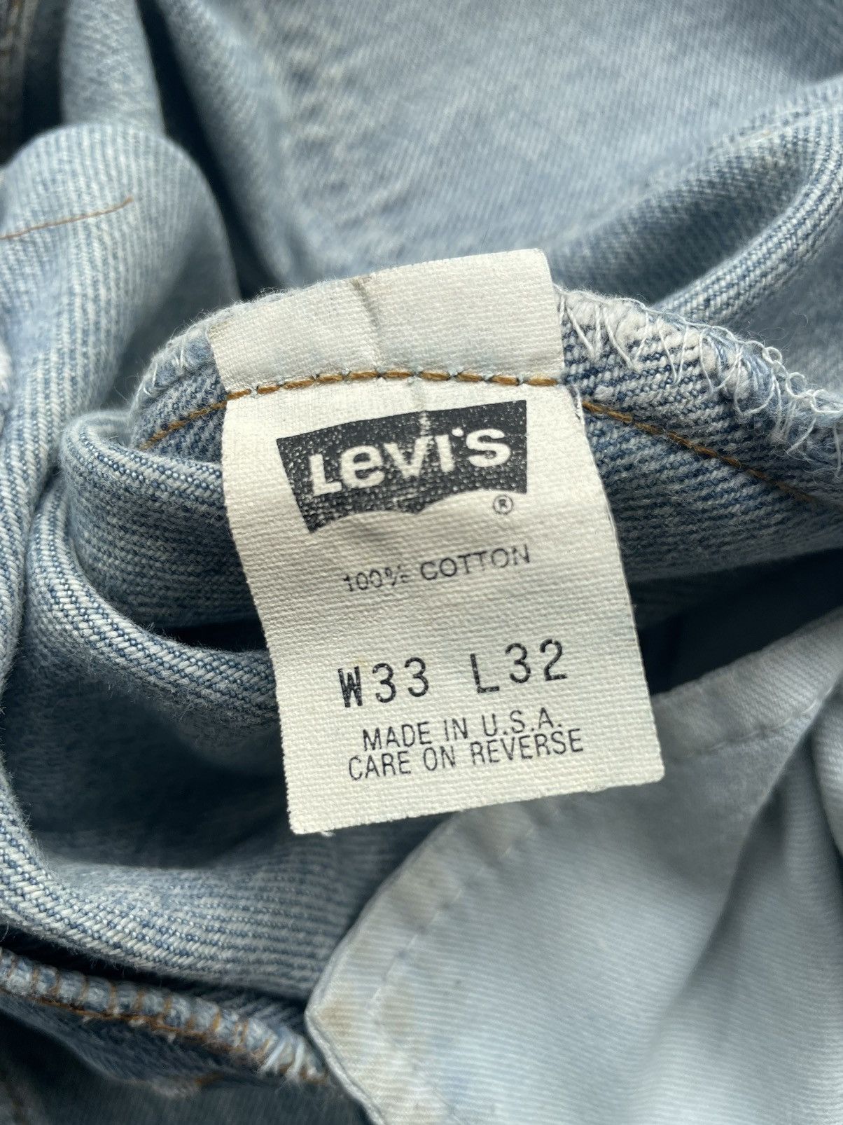 Levi's Vintage 1992 Levis 501 e Usa Denim Size US 32 / EU 48 - 13 Thumbnail