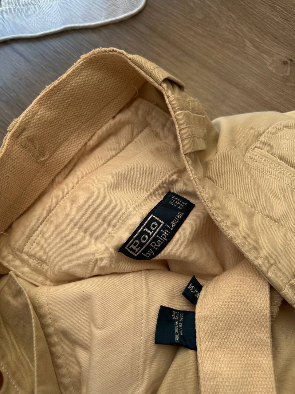 Polo Ralph Lauren × Vintage Vintage Polo Ralph Lauren Cargo Beige Baggy PRL Pants Size US 34 / EU 50 - 15 Thumbnail