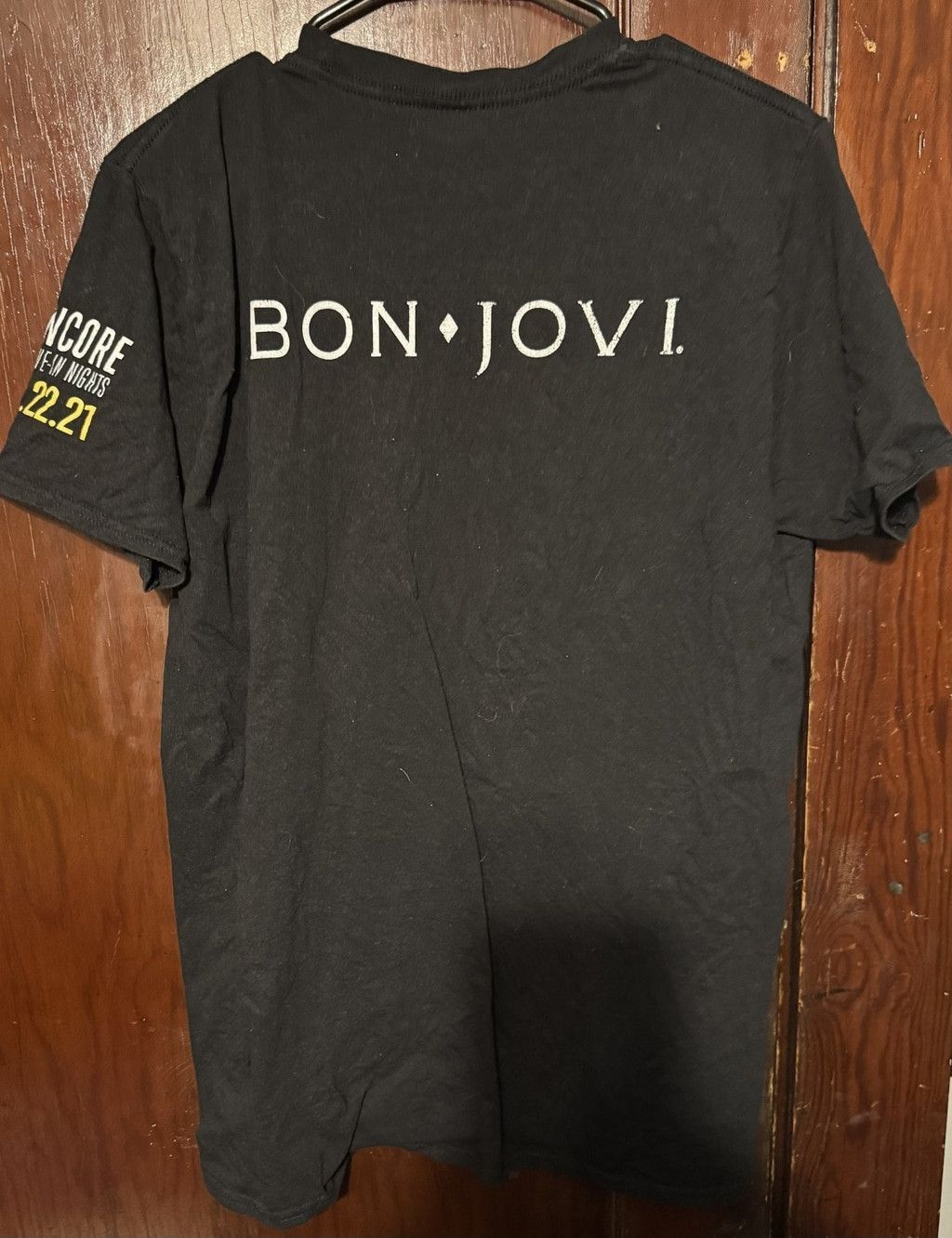 Gildan Bon Jovi 2021 Concert t-shirt Black Men's size L Size US L / EU 52-54 / 3 - 2 Thumbnail