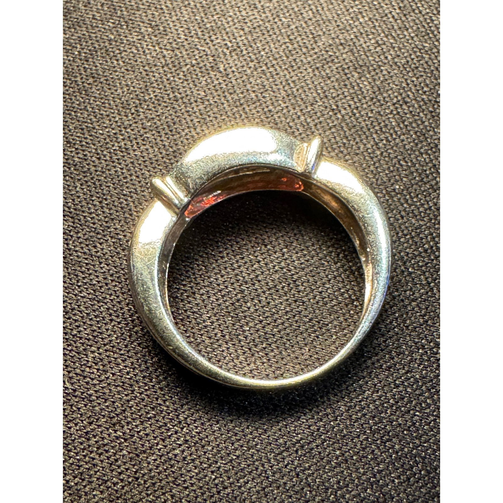 Other 925 Sterling Silver 4grams Size 6 Garnet Ring Size ONE SIZE - 4 Thumbnail