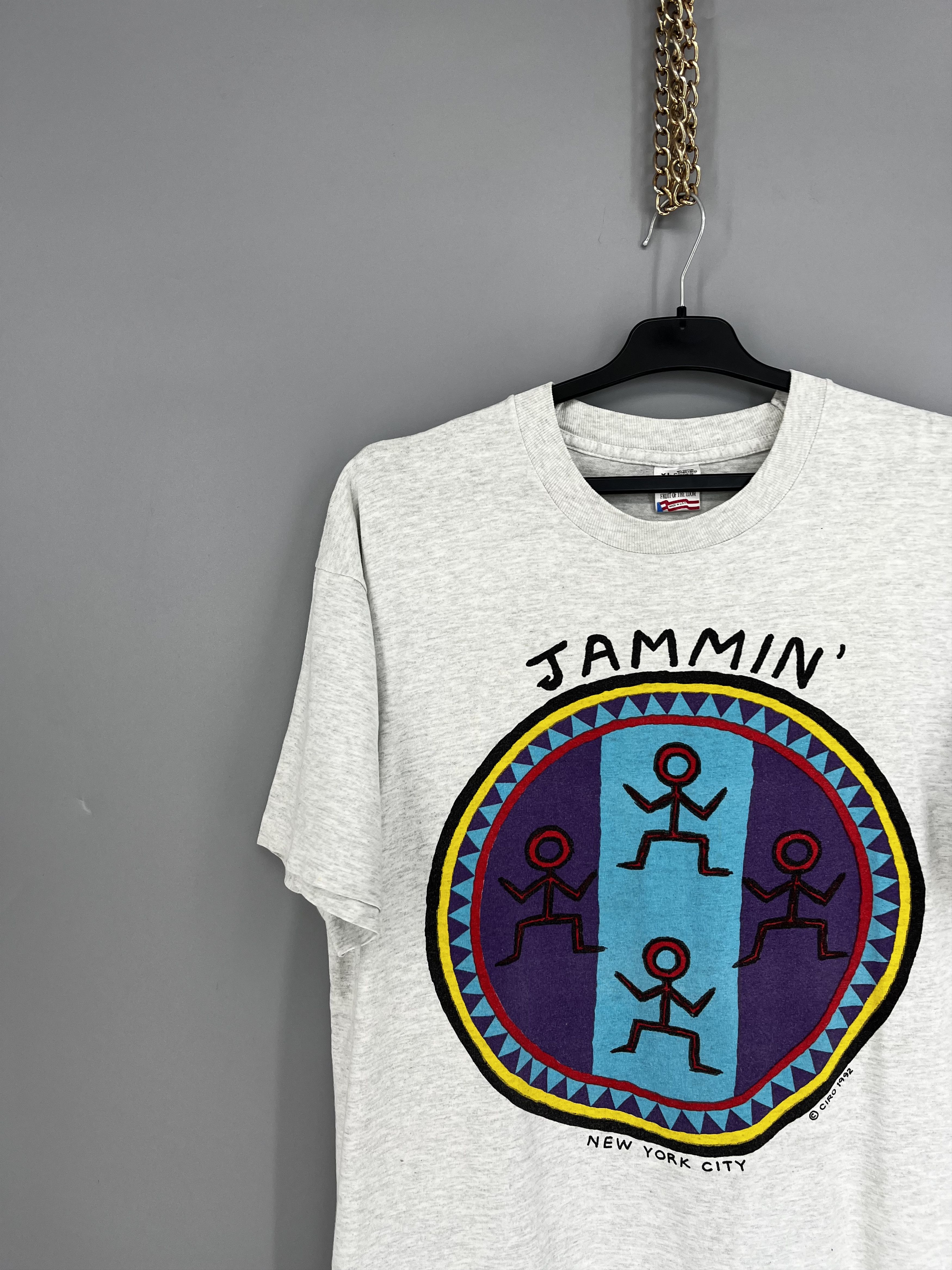 Vintage Vintage 90s Reggae Style Jammin New York City Ciro1992 Size US XL / EU 56 / 4 - 4 Thumbnail