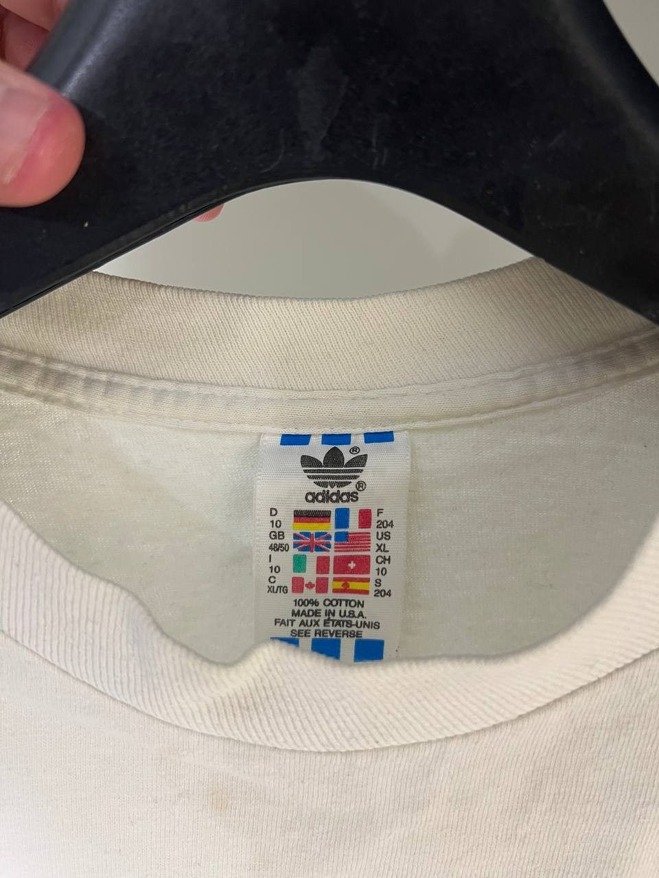 Adidas VINTAGE ADIDAS ORIGINAL EQUIPMENT TENNIS T-SHIRT RETRO 90s Size US XL / EU 56 / 4 - 4 Thumbnail