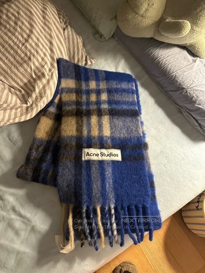 Acne Studios Acne Studios Blue Scarf Size ONE SIZE - 2 Thumbnail