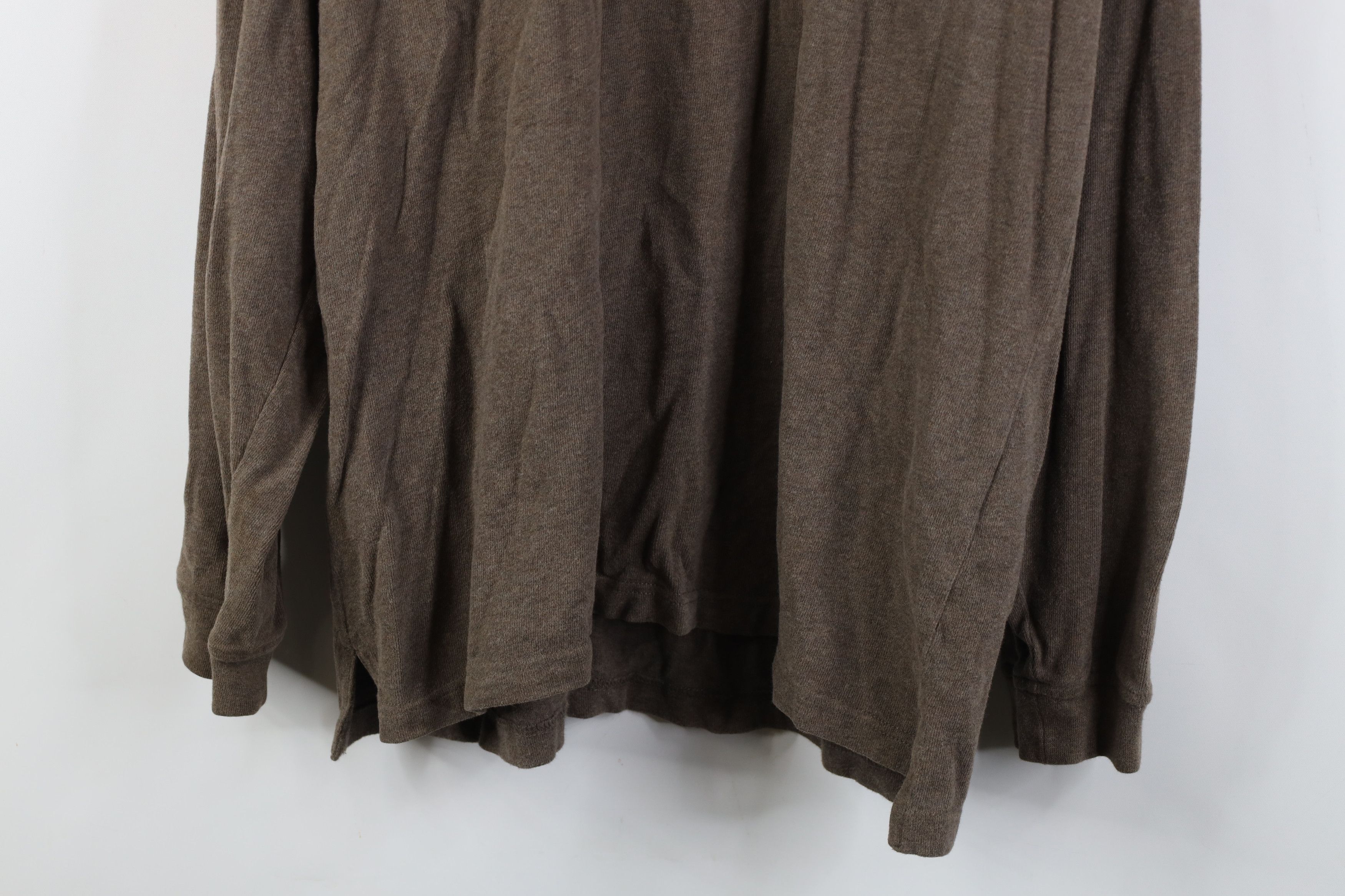 Eddie Bauer Vintage 90s Eddie Bauer Knit 1/4 Zip Collared Sweater Brown Size US M / EU 48-50 / 2 - 3 Thumbnail