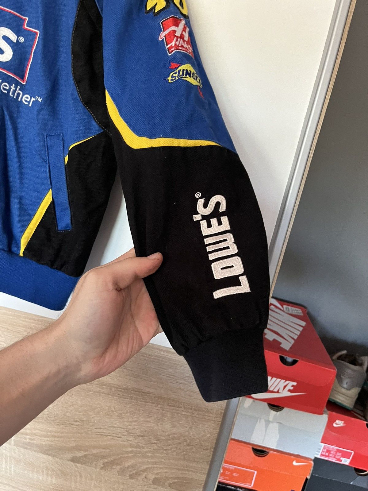 NASCAR Vintage 00’s JH Design Jimmie Johnson Nascar Jacket Racing Size XS / US 0-2 / IT 36-38 - 6 Thumbnail